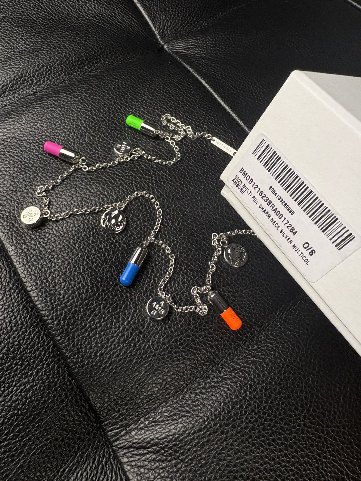 Ambush Design Ambush multi pill charm necklace silver multicolour Size ONE SIZE - 6 Thumbnail