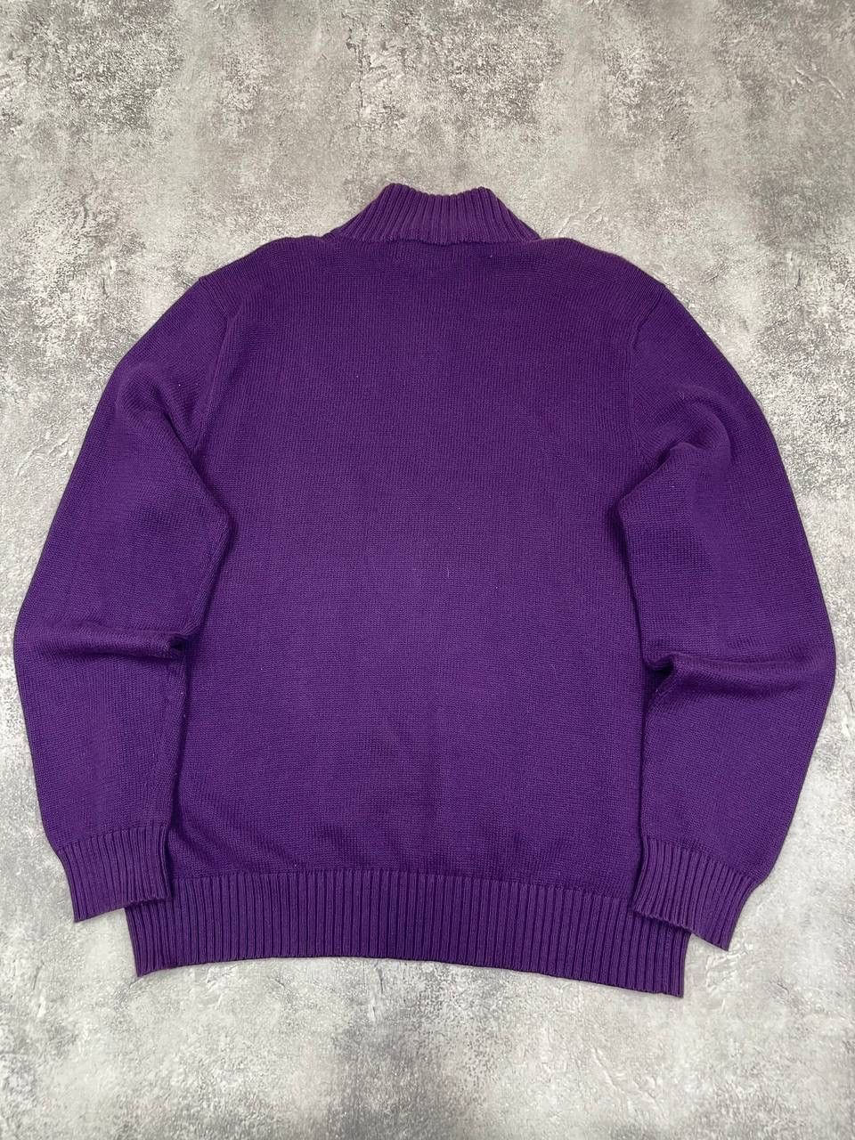 Polo Ralph Lauren Polo Ralph Lauren Men Vintage Knit Sweater Purple Size US L / EU 52-54 / 3 - 7 Thumbnail