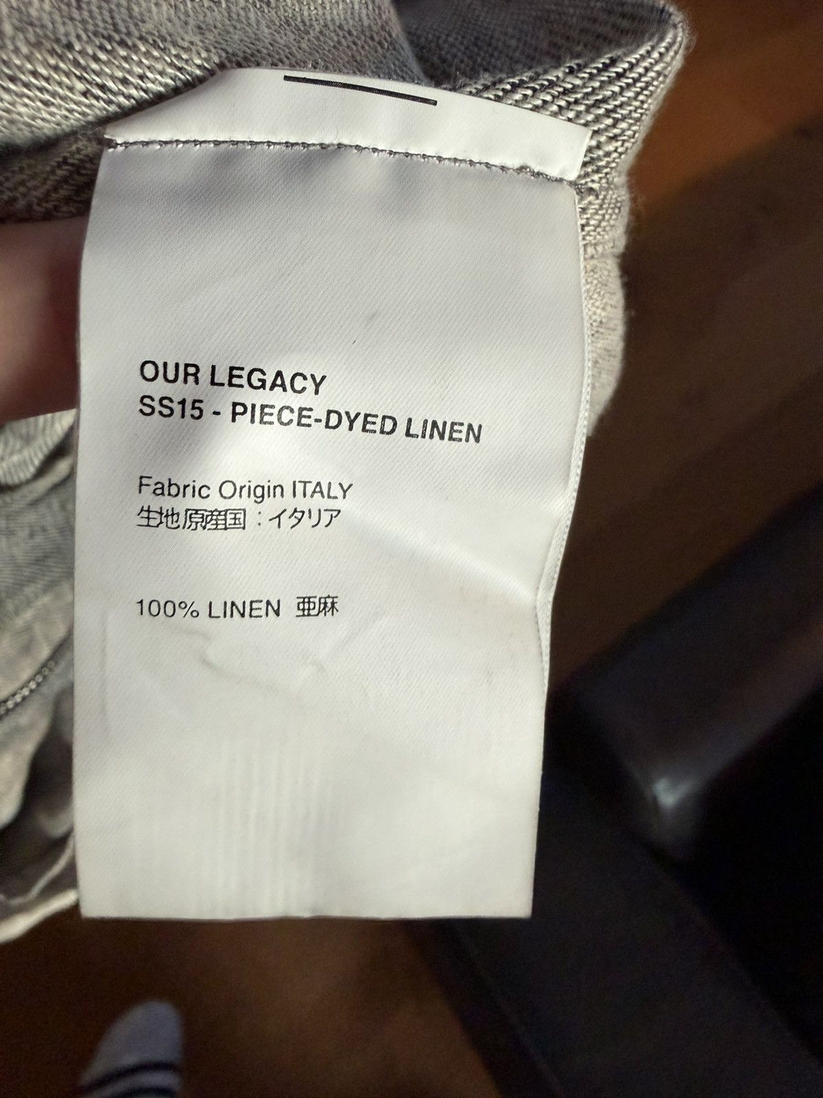 Our Legacy Our Legacy jacket S/46 Size US S / EU 44-46 / 1 - 9 Thumbnail