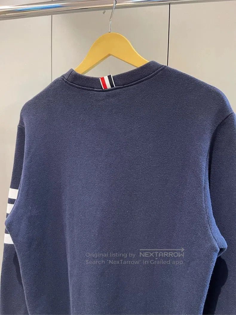 Thom Browne Thom Browne Classic Stripe Crewneck Sweatshirt . Size US S / EU 44-46 / 1 - 6 Thumbnail
