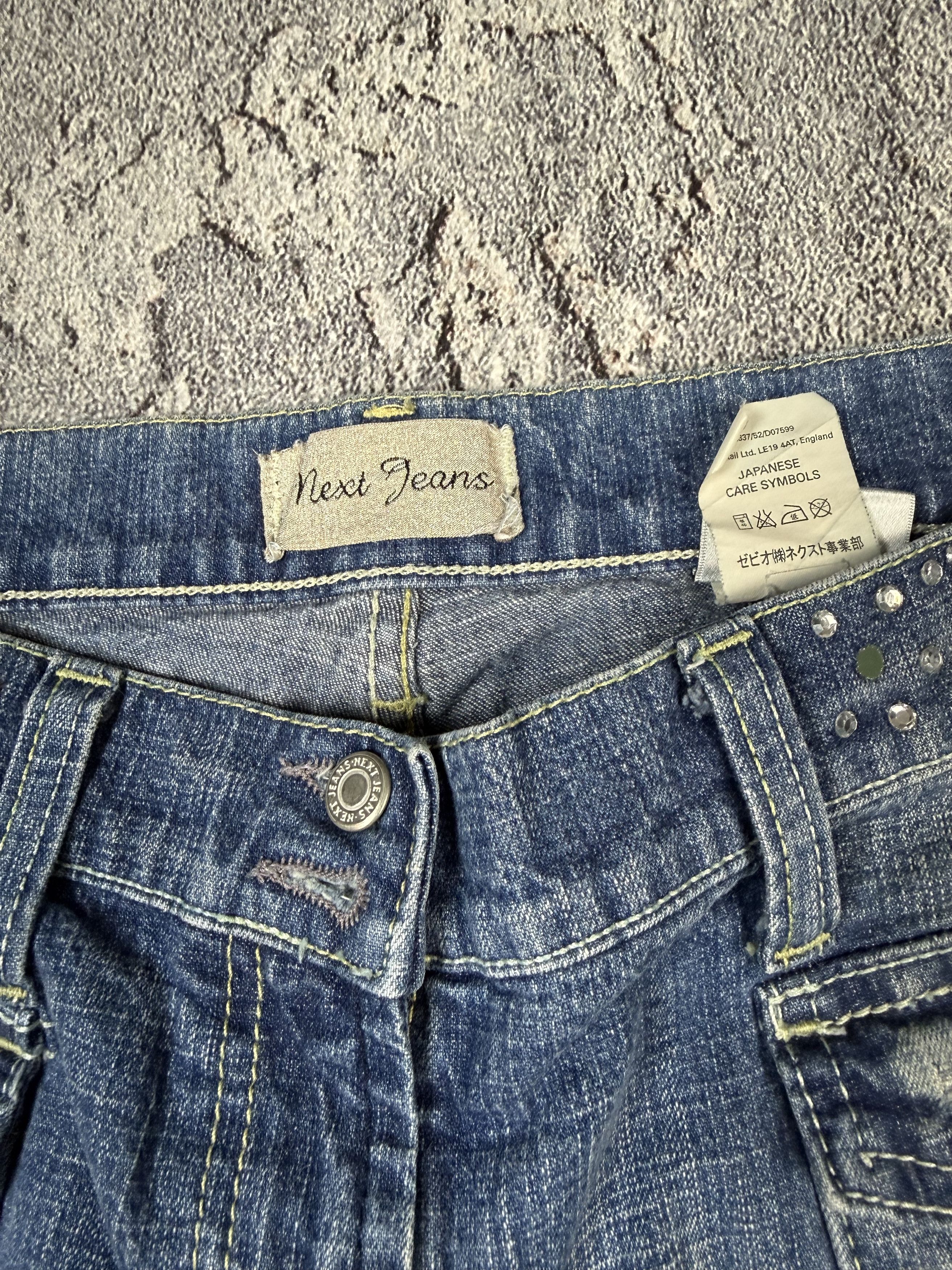 If Six Was Nine Y2K Vintage Flared 2000s Glamour Sexy Jeans Size 30" / US 8 / IT 44 - 7 Thumbnail