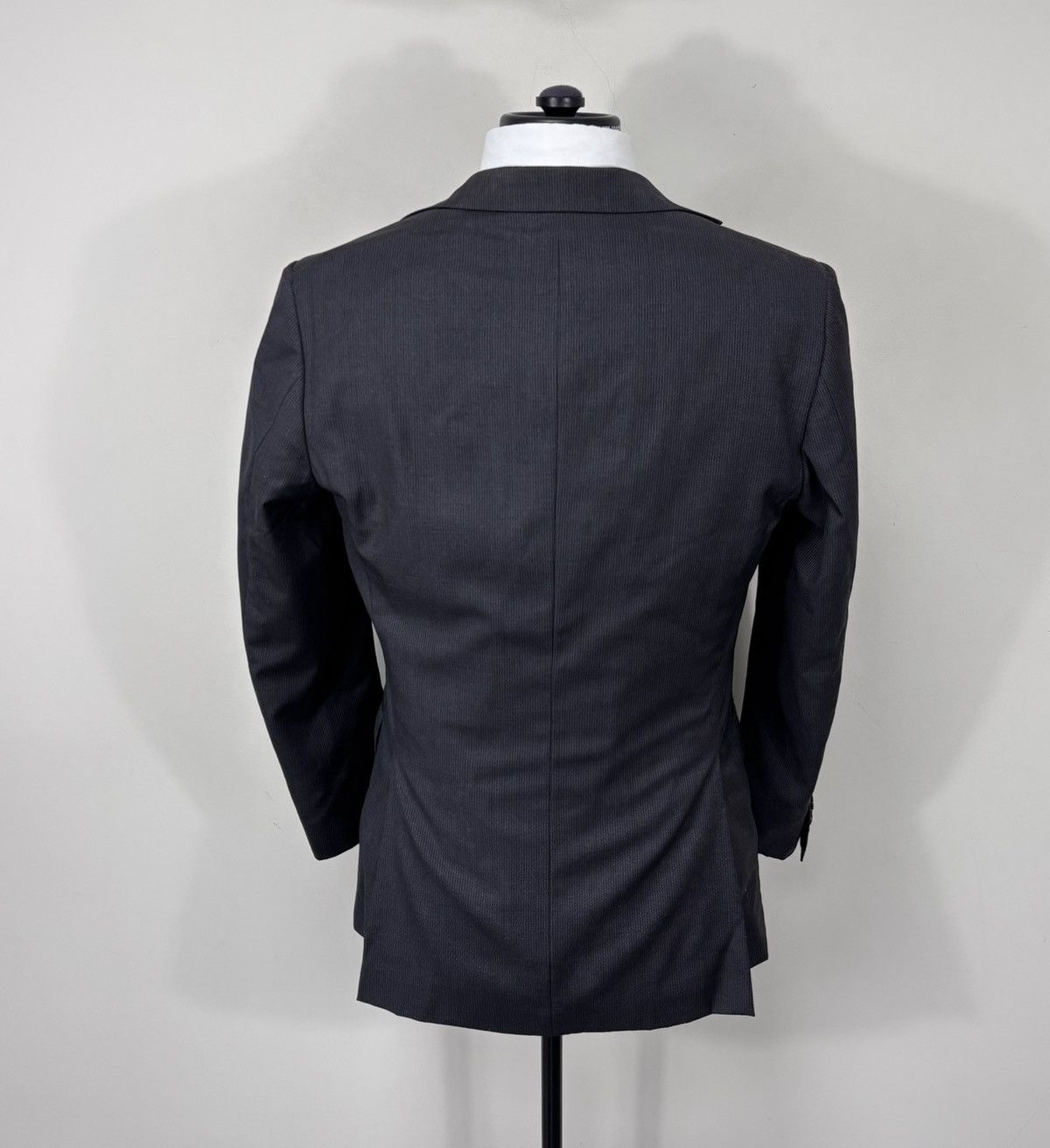 Suitsupply Suitsupply Napoli Men’s Grey Pinstripe Wool Blazer Jacket Size 38R - 8 Thumbnail