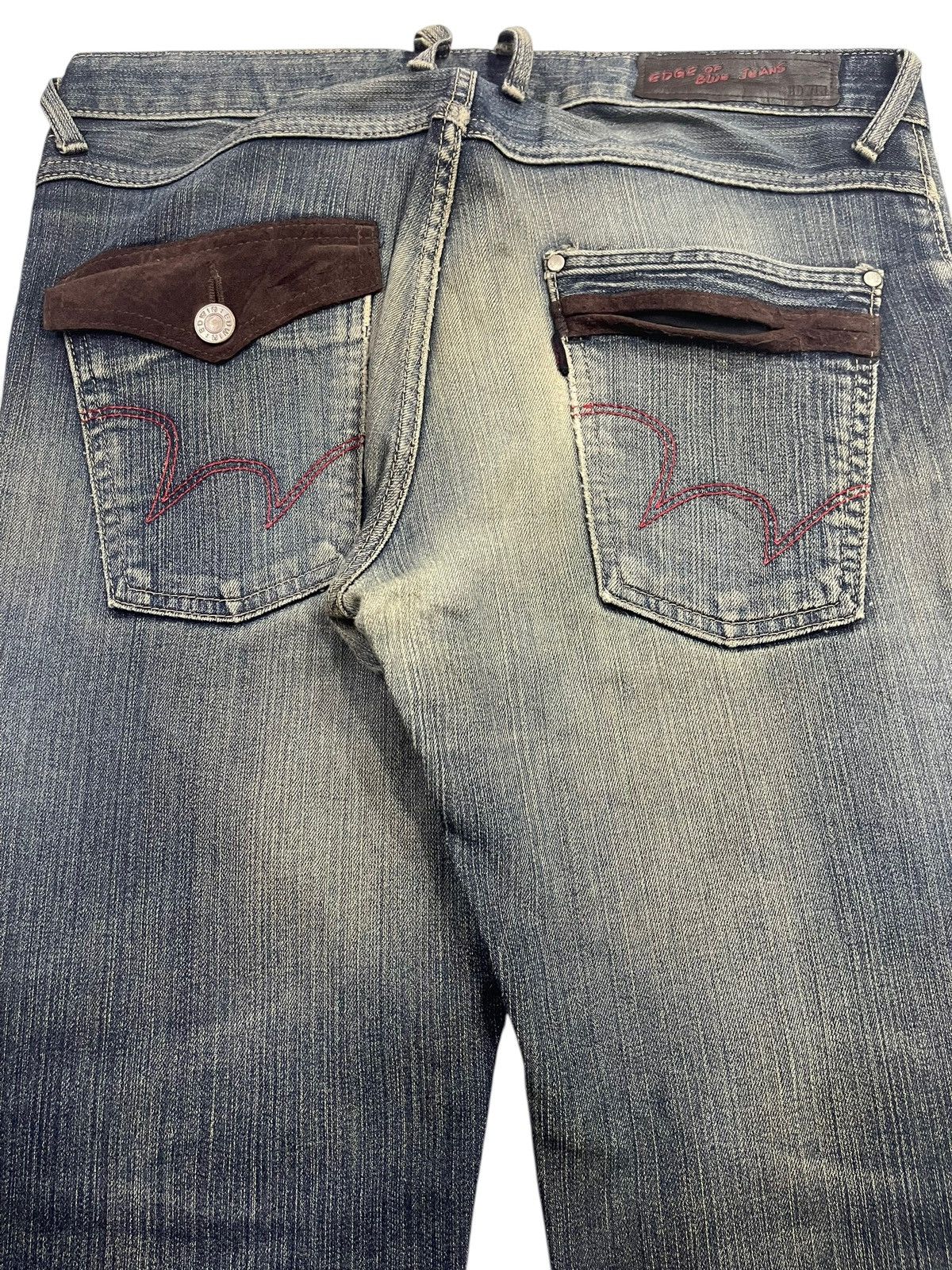 Edwin Vintage Edwin Mud Faded Wash Style Loose Jeans Size US 34 / EU 50 - 6 Thumbnail