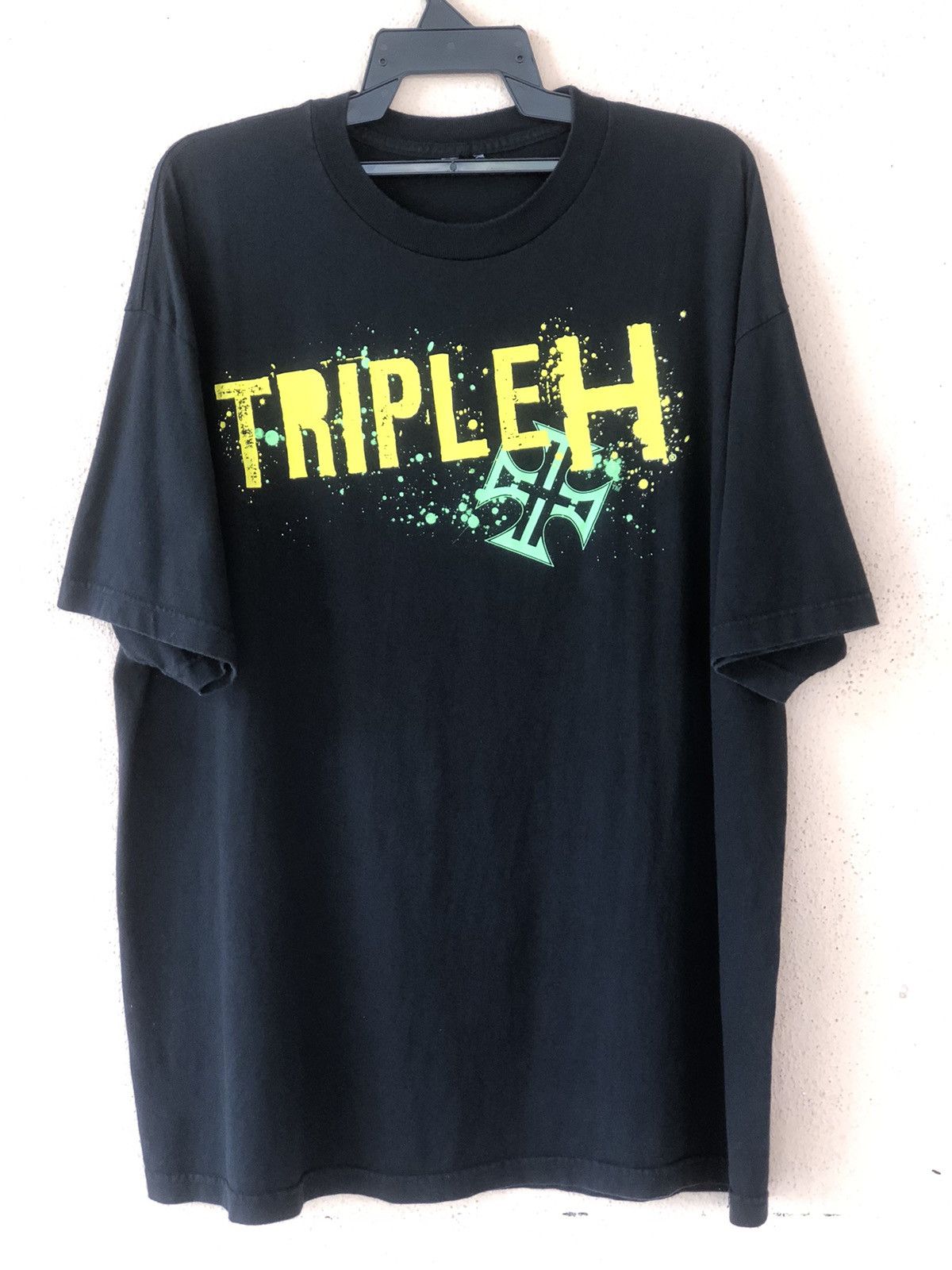 Vintage Vintage WWE TRIPLE H Rare Wrestling Tee Size US XL / EU 56 / 4 - 2 Thumbnail