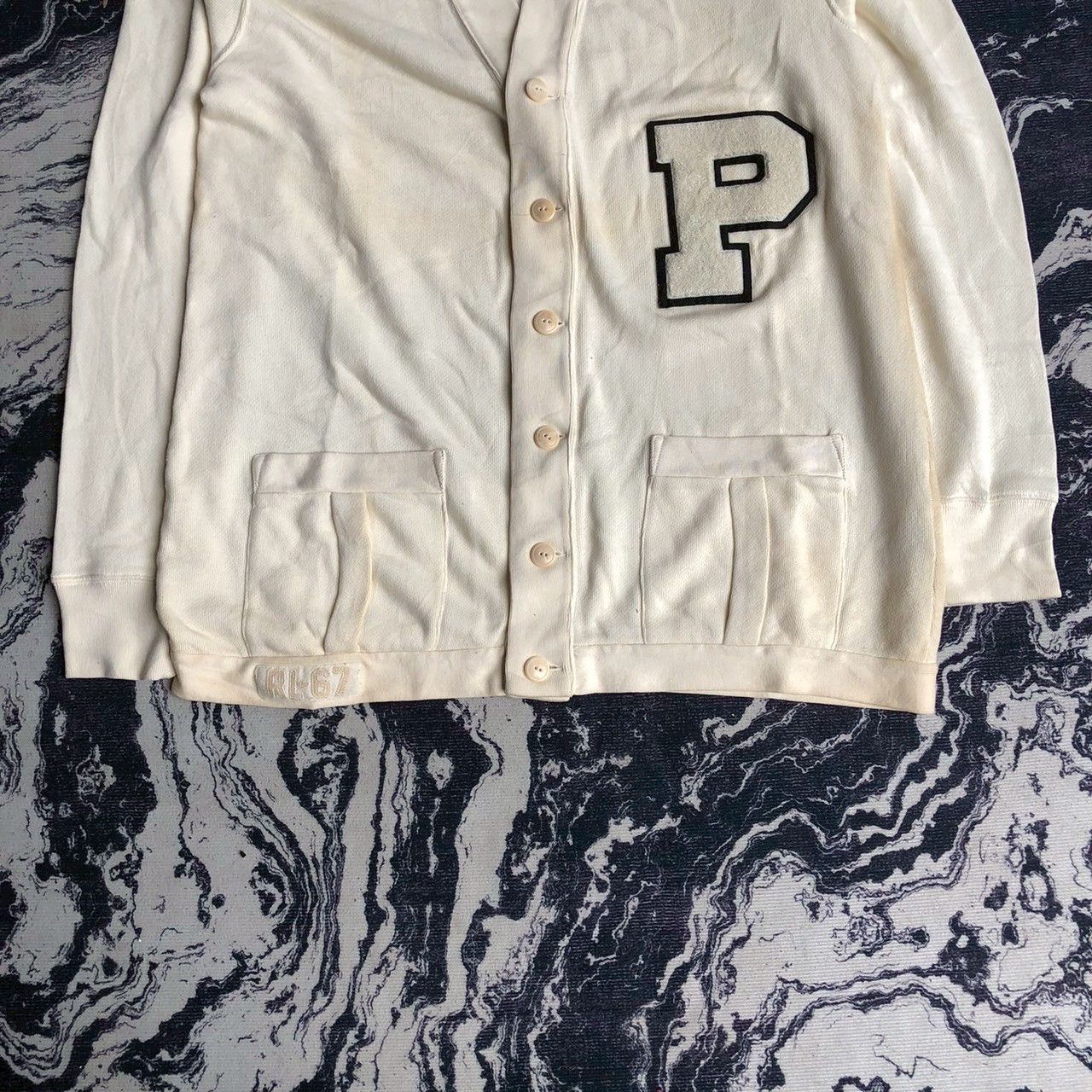 Polo Ralph Lauren Vintage Polo Ralph Lauren RL67 Varsity Cardigan Size US XL / EU 56 / 4 - 3 Thumbnail