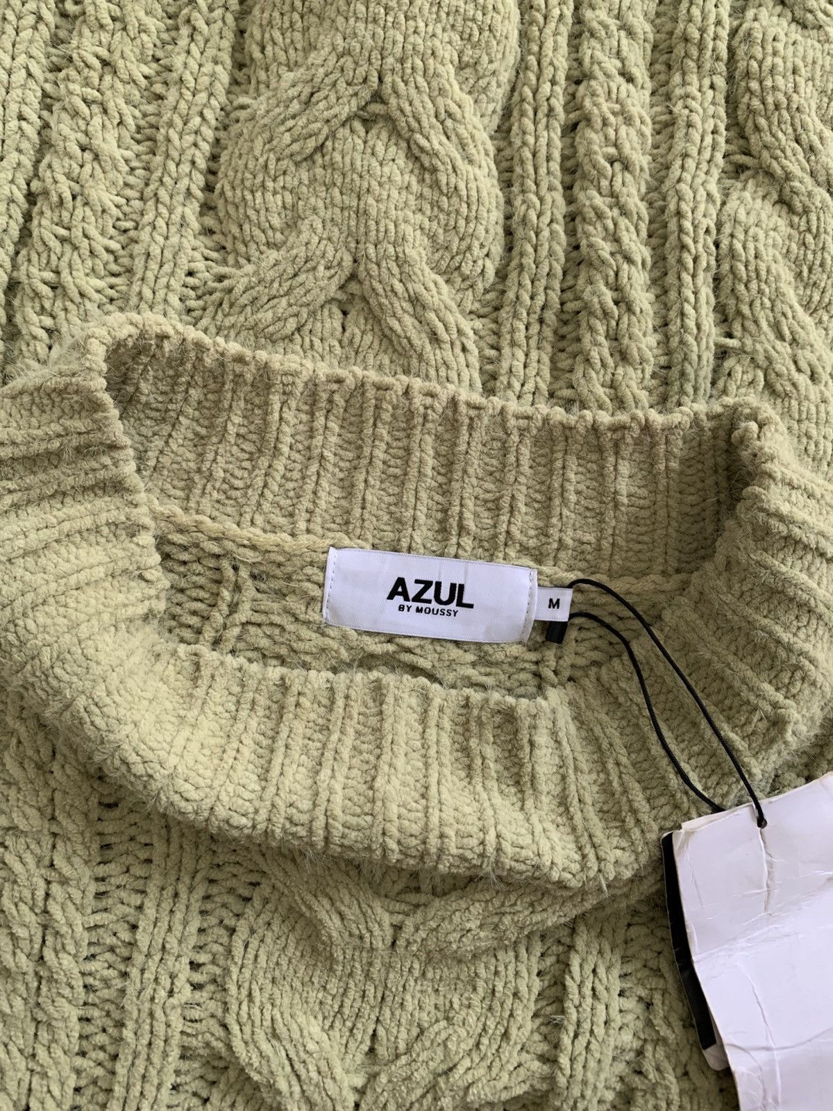 Japanese Brand Azul By Moussy Japan Cable Knitwear Size US M / EU 48-50 / 2 - 4 Thumbnail