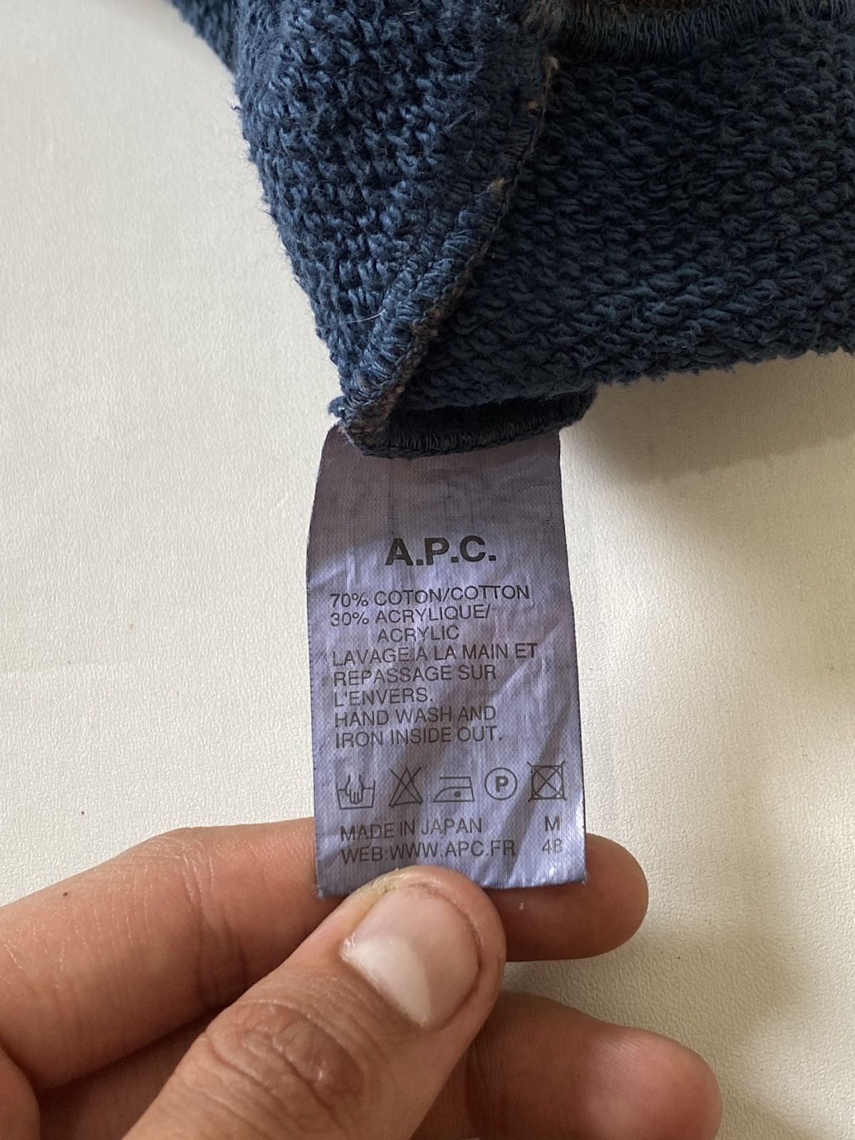 A.P.C. × Japanese Brand × Vintage Vtg A.P.C Full Zip Big Pocket Jacket 🇯🇵 Size US M / EU 48-50 / 2 - 9 Thumbnail