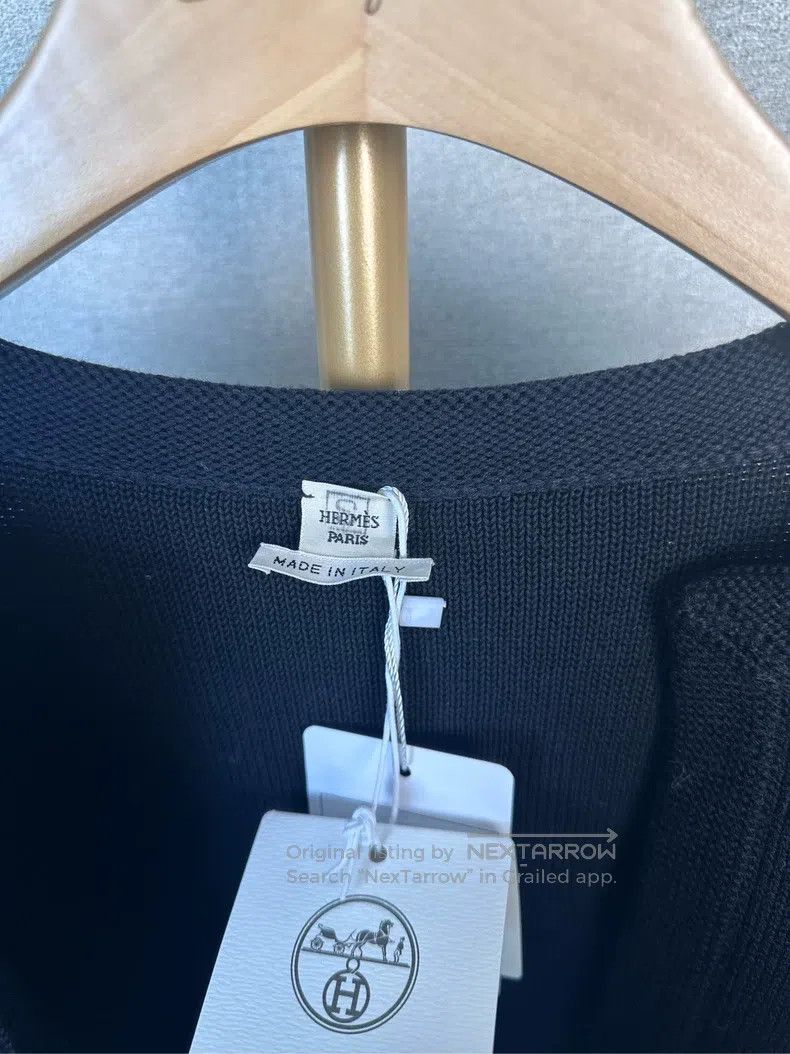 Hermes Hermes Black sweater cardigan Size XXS / US 00 / IT 34 - 3 Thumbnail