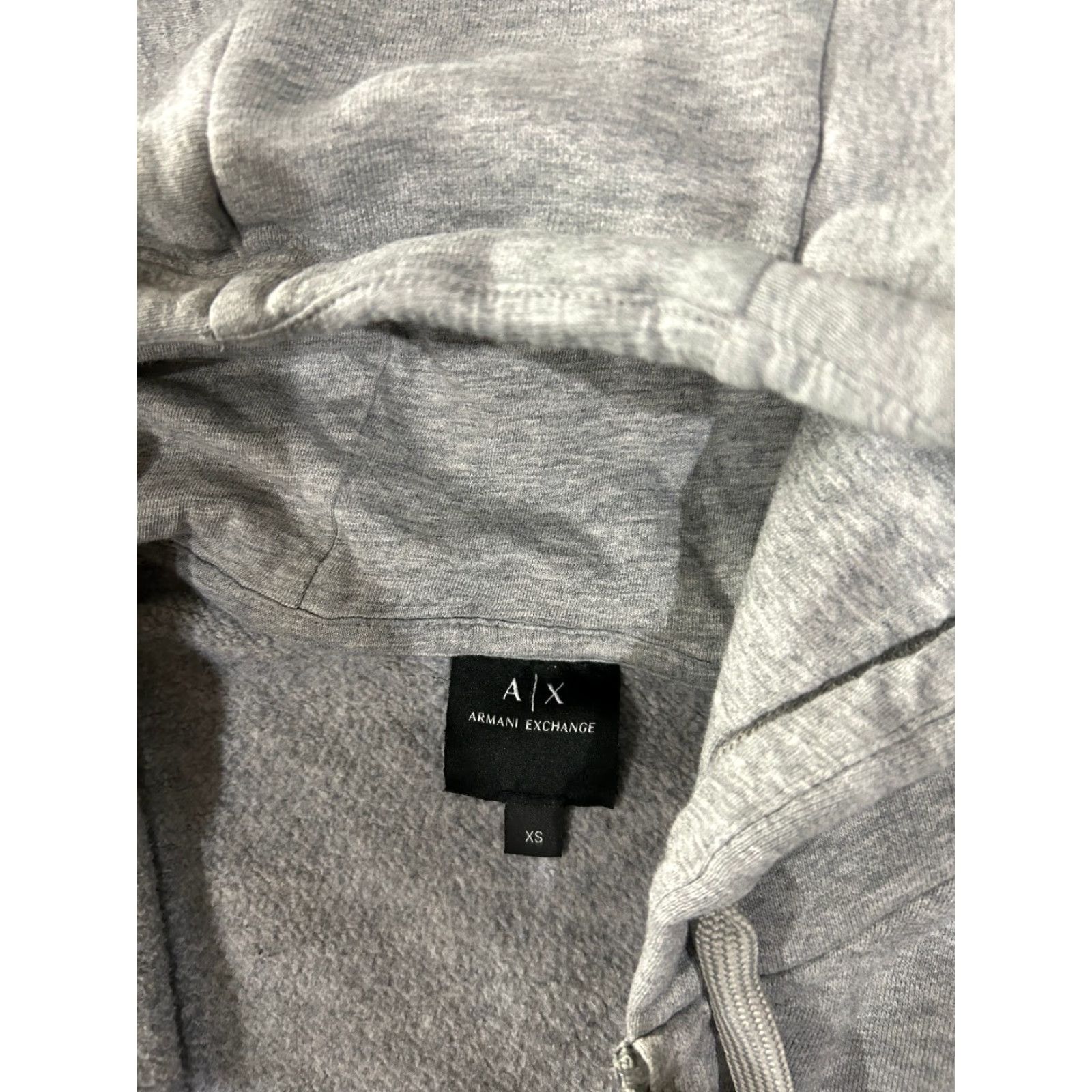 Armani Exchange Armani Exchange Full Zip Hoodie Womens XS Gray Logo Casual Sweatshirt Size XS / US 0-2 / IT 36-38 - 6 Thumbnail