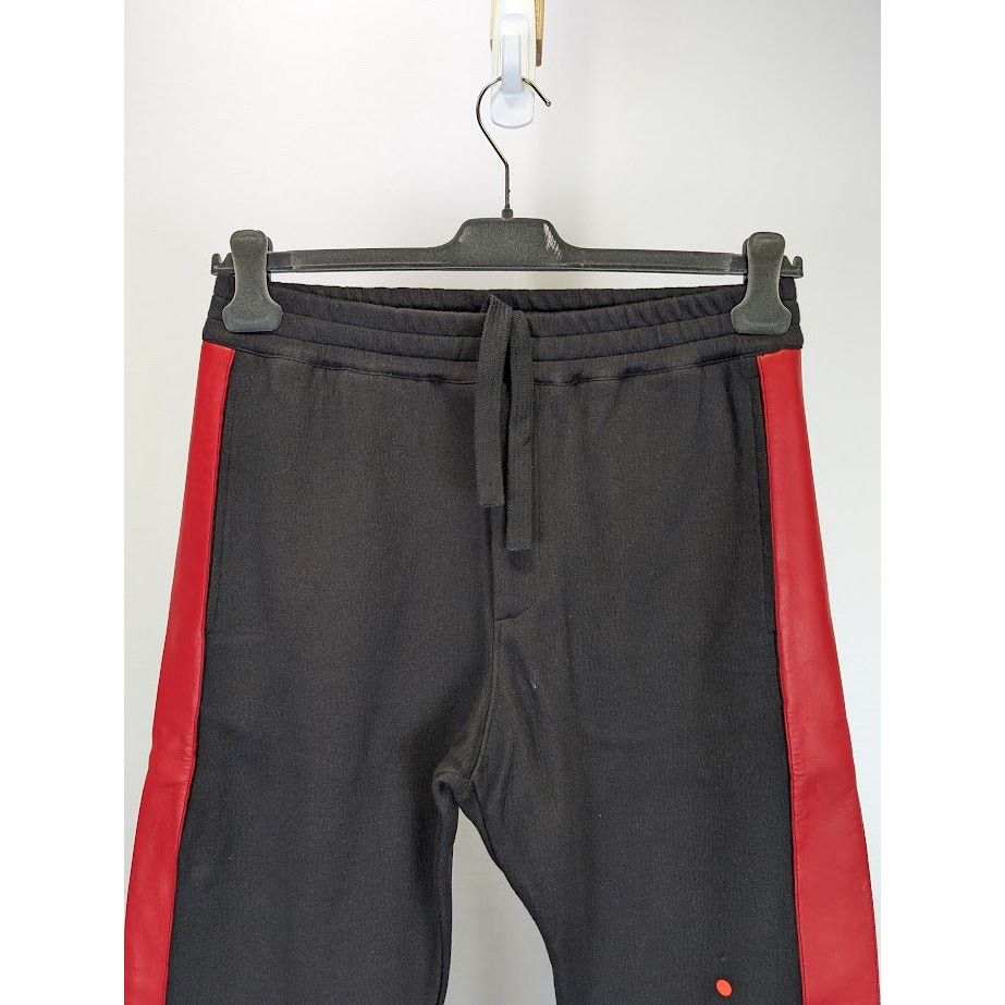 Alexander McQueen o1rshd1 Sweatpant Jogger in Black / Red Size US 32 / EU 48 - 5 Thumbnail