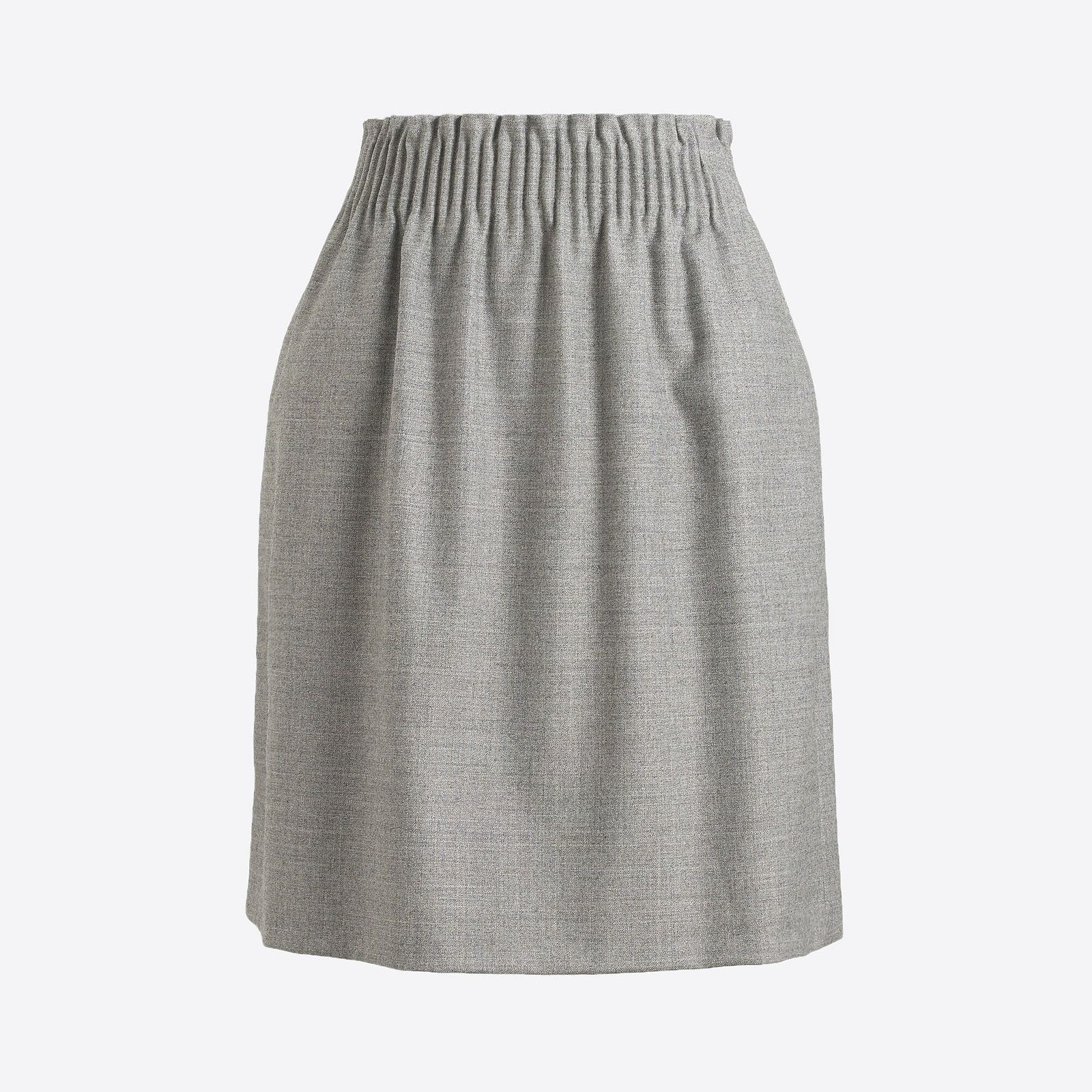 J.Crew J. Crew Wool blend Sidewalk Mini Skirt Gray Women's Size 8 Size 30" / US 8 / IT 44 - 1 Thumbnail