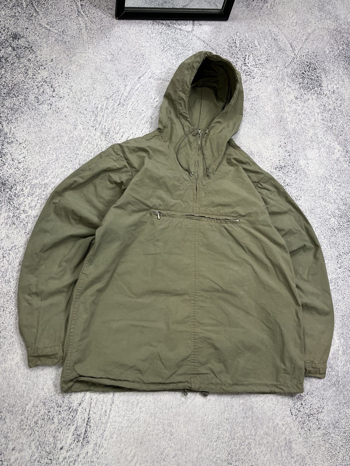Army Of Me Vintage Distressed 80s 90s Military/Army Anorak Smoke Jacket Size US M / EU 48-50 / 2 - 6 Thumbnail