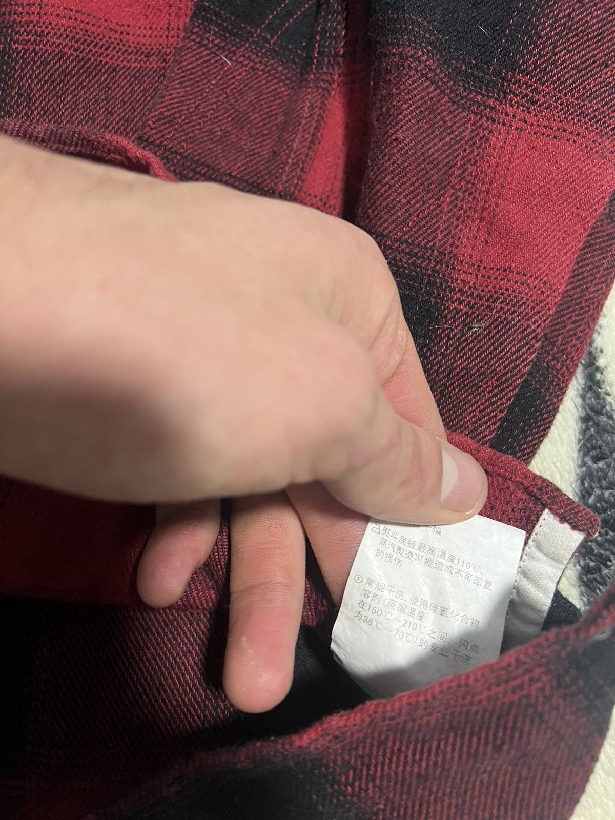 Bape BAPE Red and Black Flannel Shirt Size US M / EU 48-50 / 2 - 4 Thumbnail