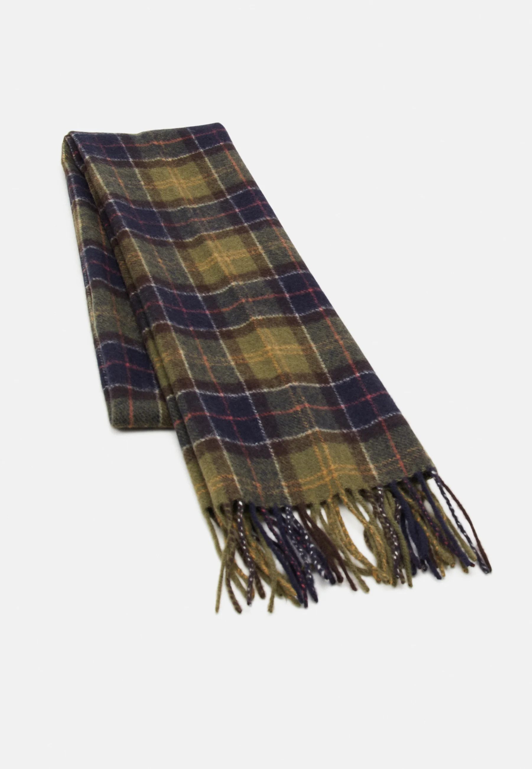 Barbour [OS] Wool Scarf in Green Tartan Size ONE SIZE - 1 Thumbnail
