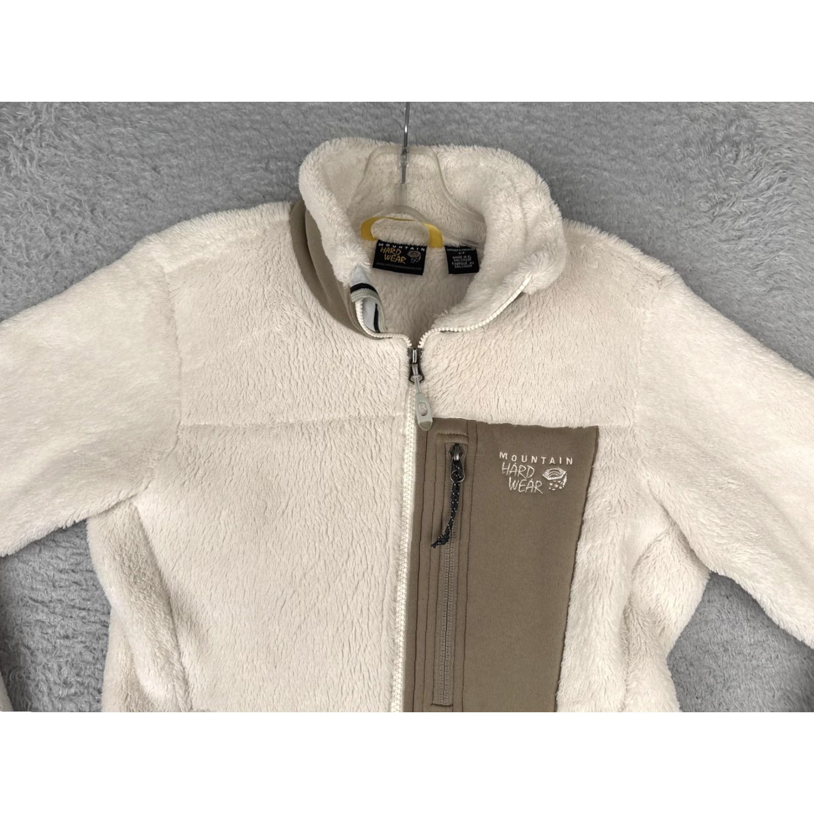 Mountain Hardwear Mountain Hardwear Jacket Womens Small White High Pile Fleece Full Zip Outdoor Size S / US 4 / IT 40 - 7 Thumbnail