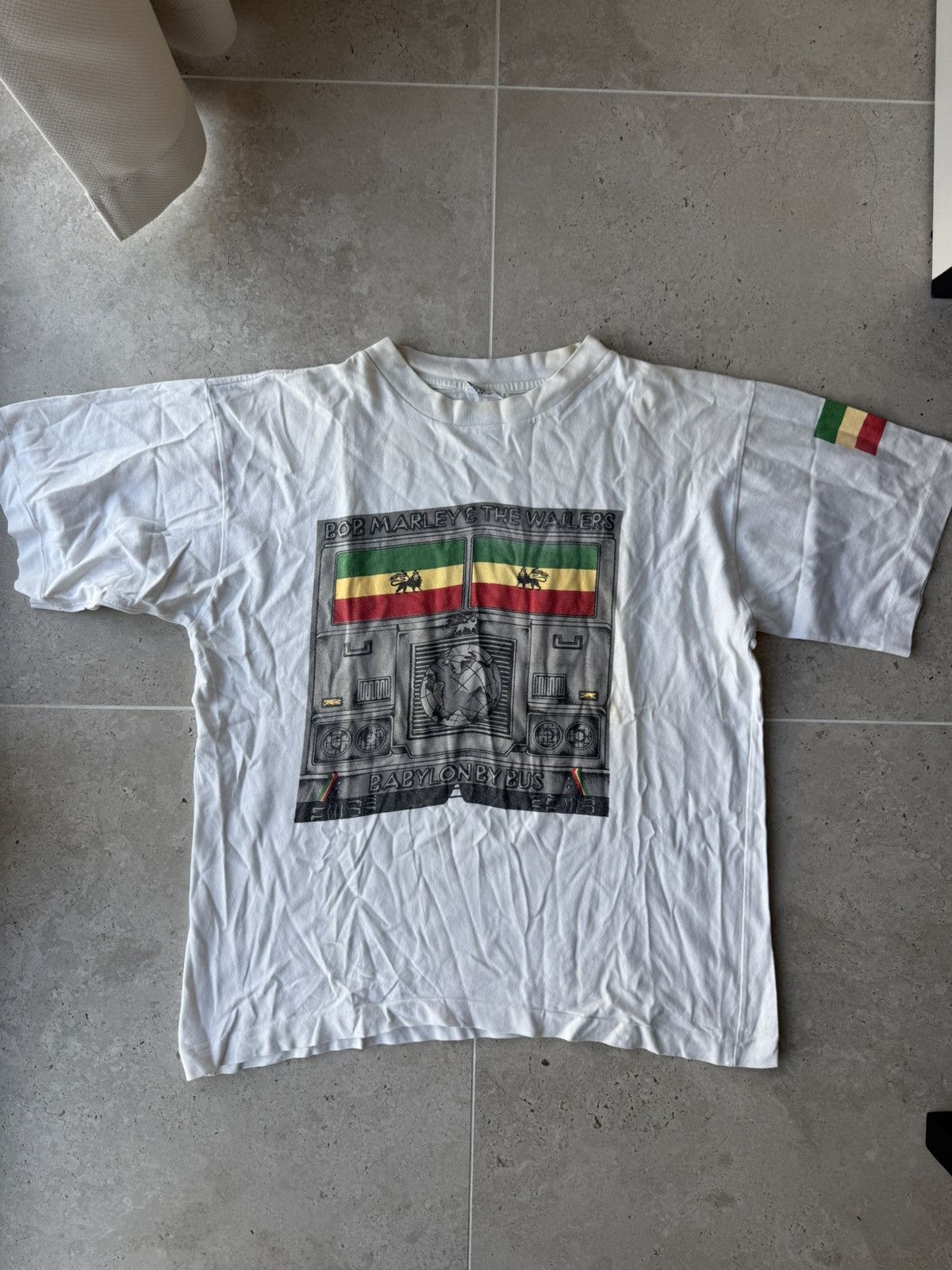 Vintage Vintage Bob Marley T Shirt Size US XL / EU 56 / 4 - 1 Thumbnail