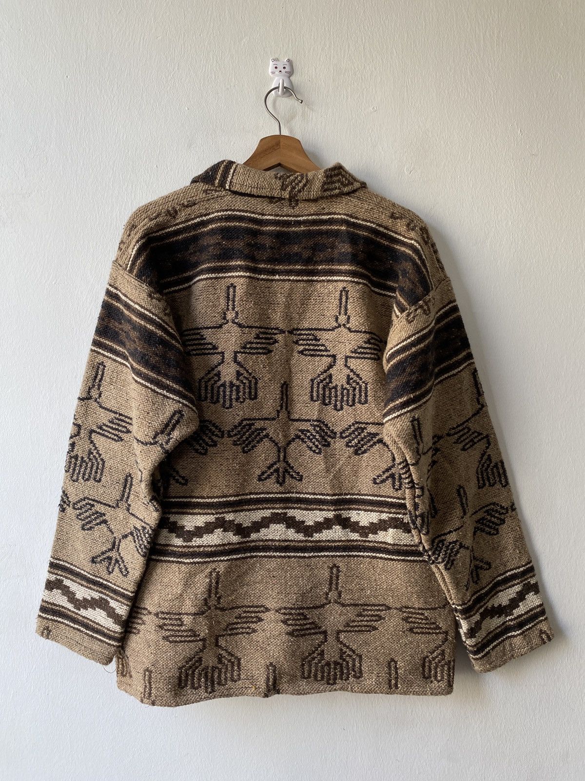 Vintage Heavy Knit Lining Wool Jacket