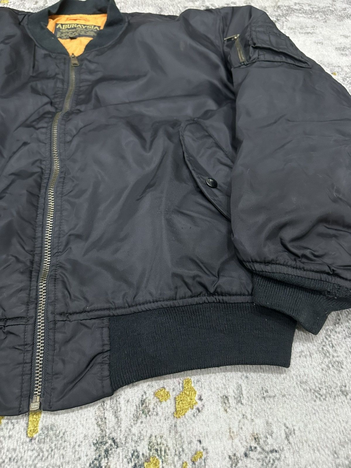 Flight Club Vintage Aburaysia MA-1 Bomber Flight Jacket Size US XL / EU 56 / 4 - 9 Thumbnail