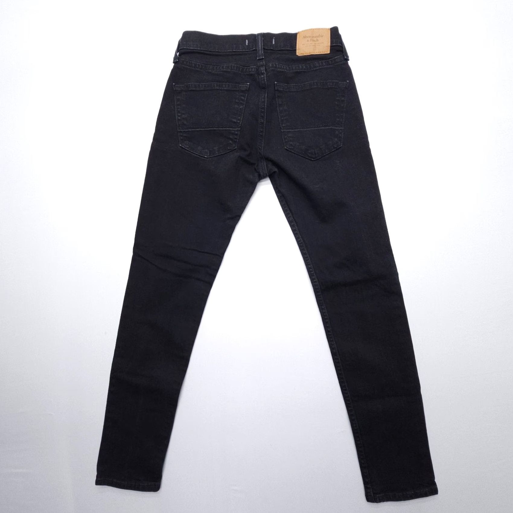 Abercrombie & Fitch Abercrombie & Fitch Jeans Womens 26 x 28 Inseam Black Stretch 5-Pocket Skinny Denim City VINTAGE? Size 26" / US 2 / IT 38 - 2 Thumbnail