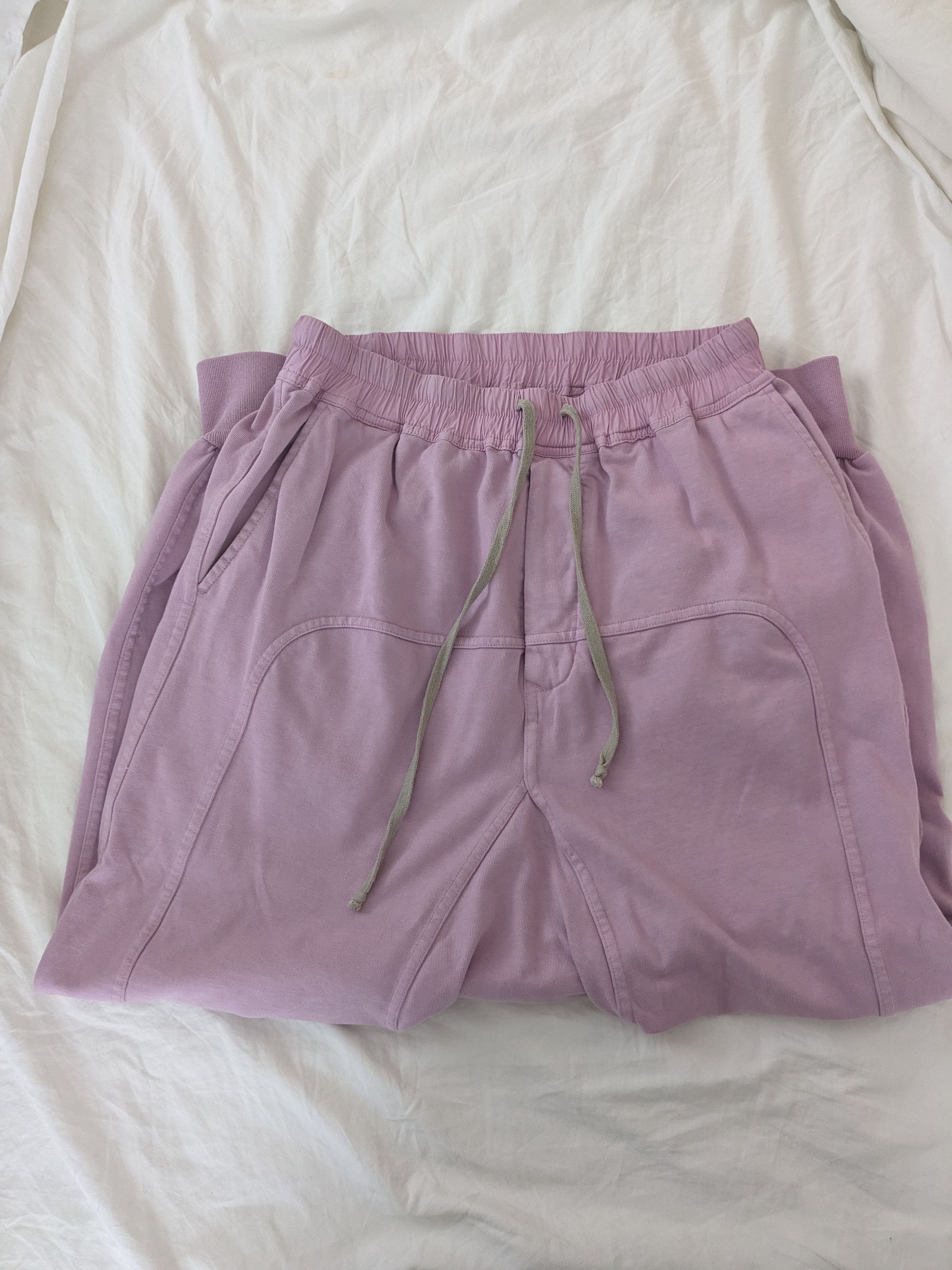 image of Rick Owens Drkshdw Prisoner Pants in Dirty Pink, Men's (Size 30)