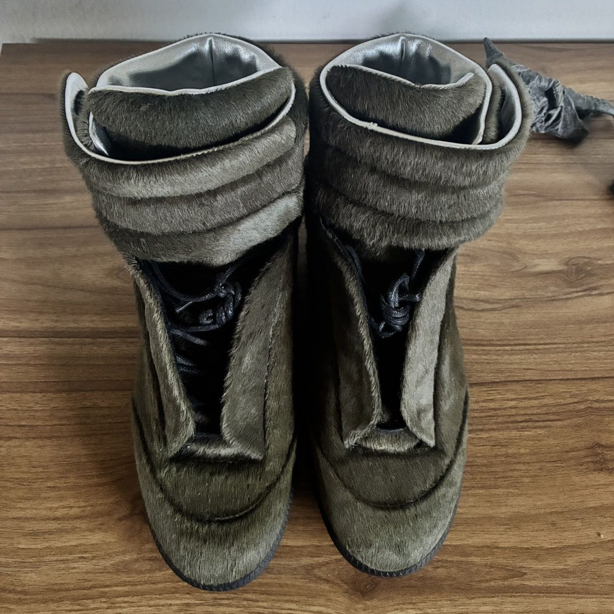 Maison Margiela Pony Hair Futures Forest Green