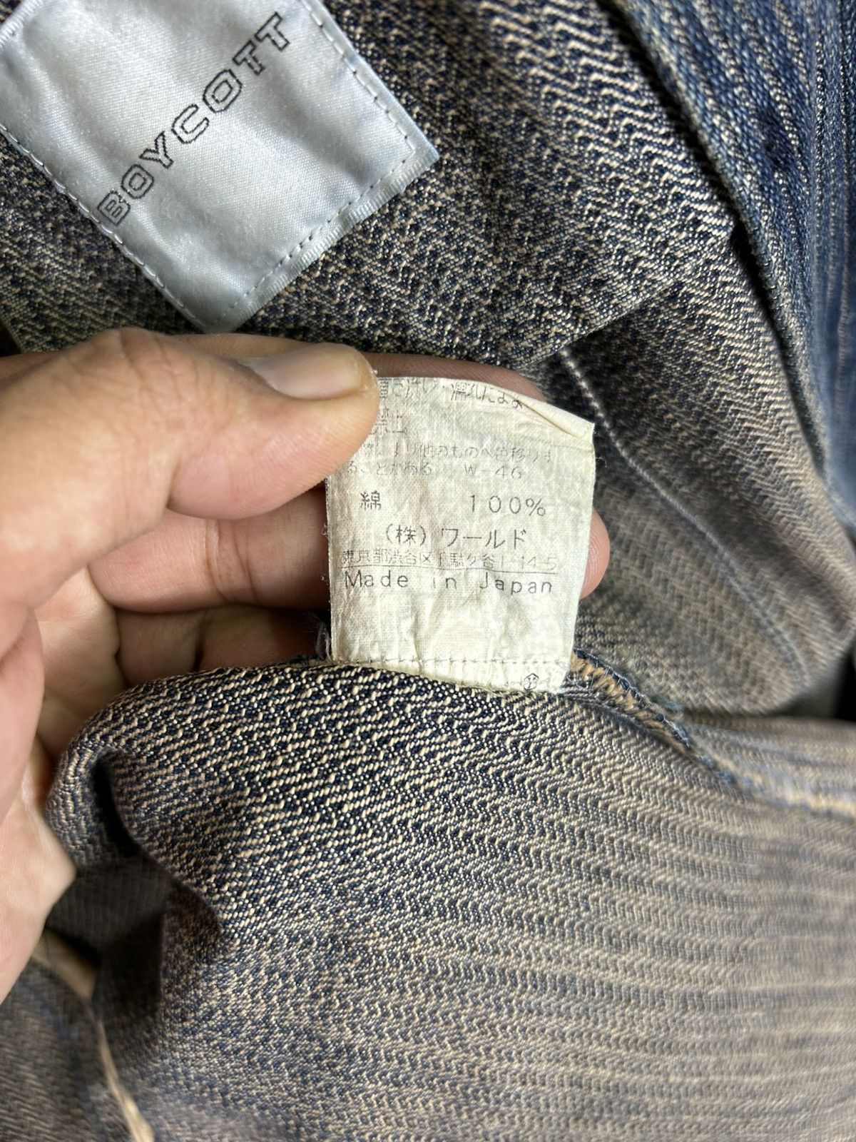 Boycott × Japanese Brand ⚡️Vintage Boycott Denim Single Breast Coat Jacket Size US S / EU 44-46 / 1 - 11 Thumbnail