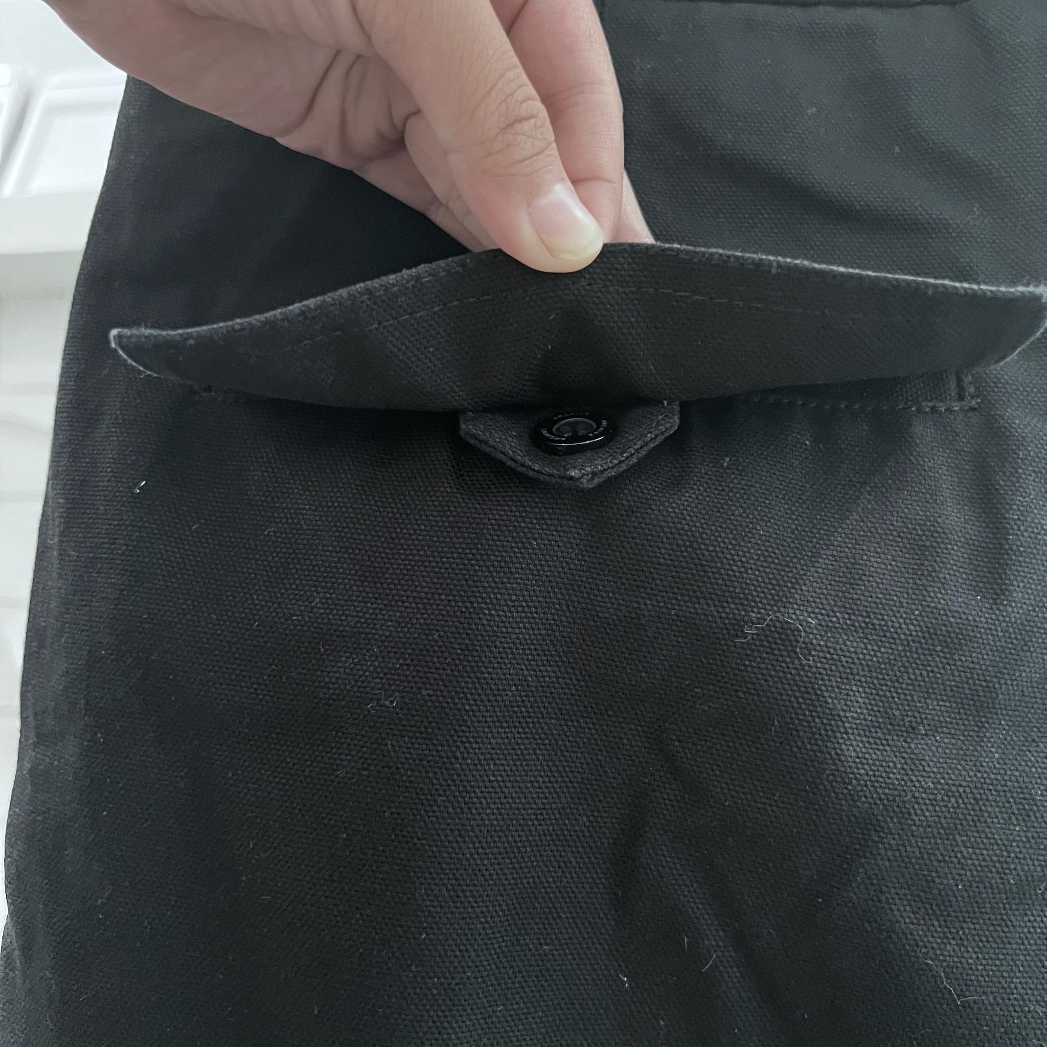 Totokaelo Archive Totokaelo Black Cropped Pants - From Tokyo, Japan Size US 31 - 7 Thumbnail
