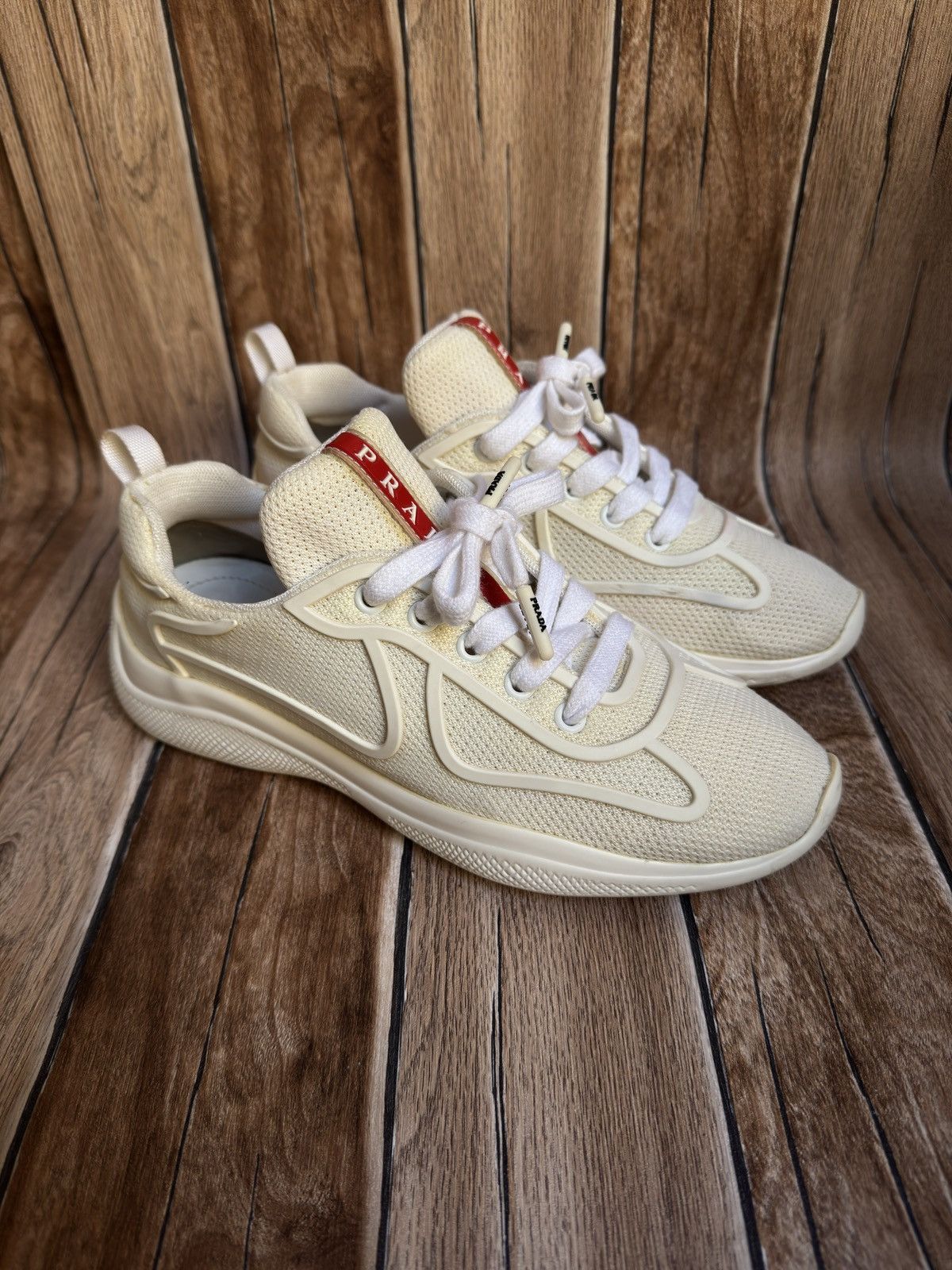 Prada fabric america cup sneakers Size US 5.5 / EU 38 - 4 Thumbnail
