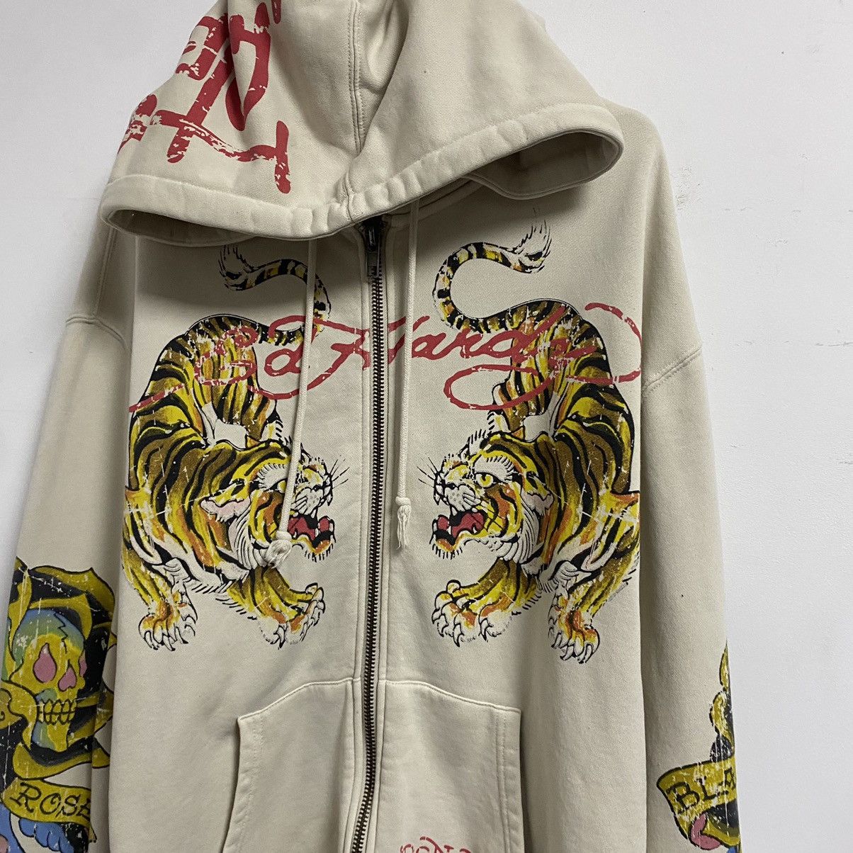 Ed Hardy Vintage Ed Hardy Hoodie Christian Audigier Size US L / EU 52-54 / 3 - 2 Thumbnail