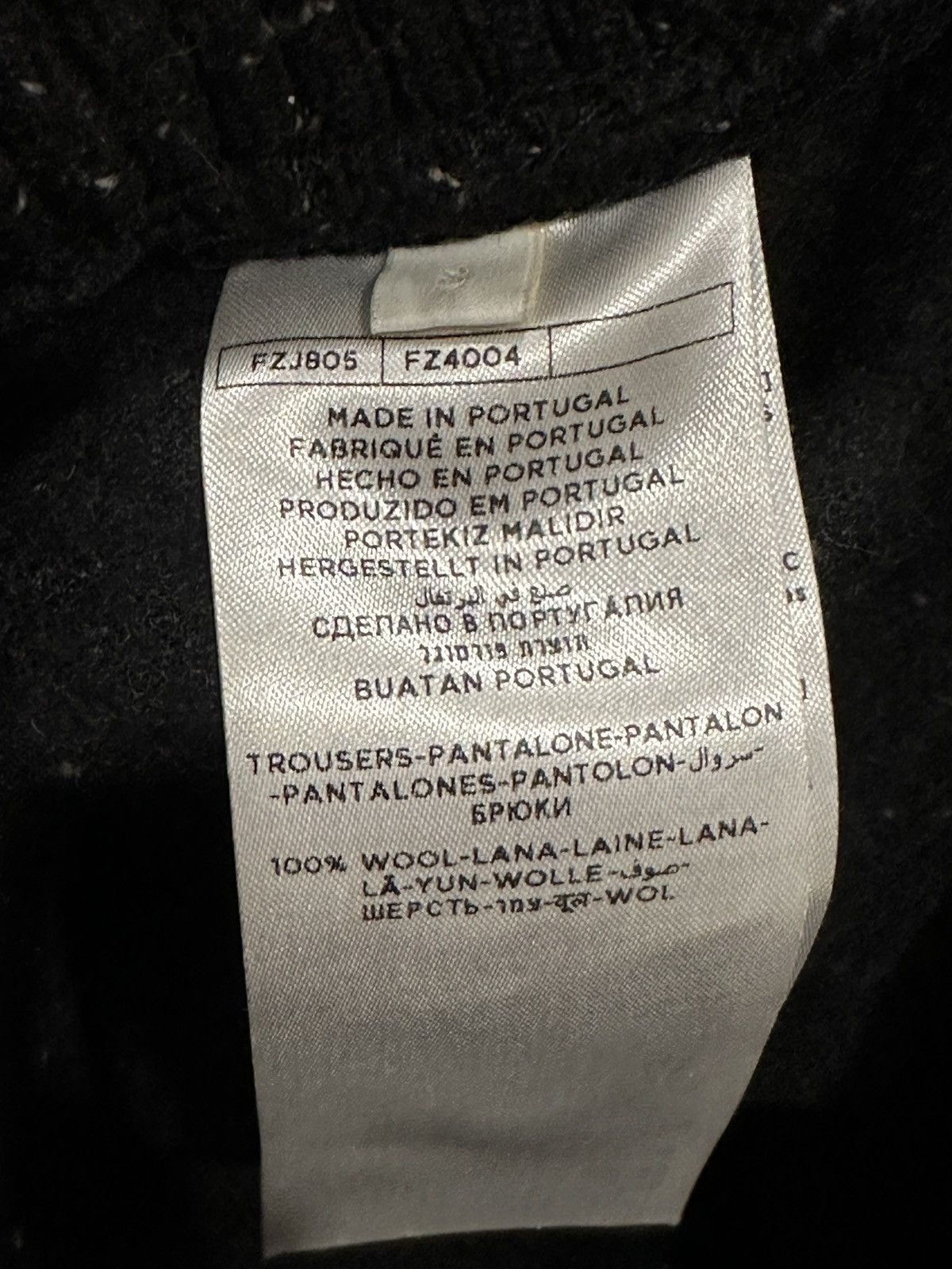 Ermenegildo Zegna × Fear of God Fear Of God X Zegna Black Mélange Wool-felt Sweatpants Size US 32 / EU 48 - 5 Thumbnail