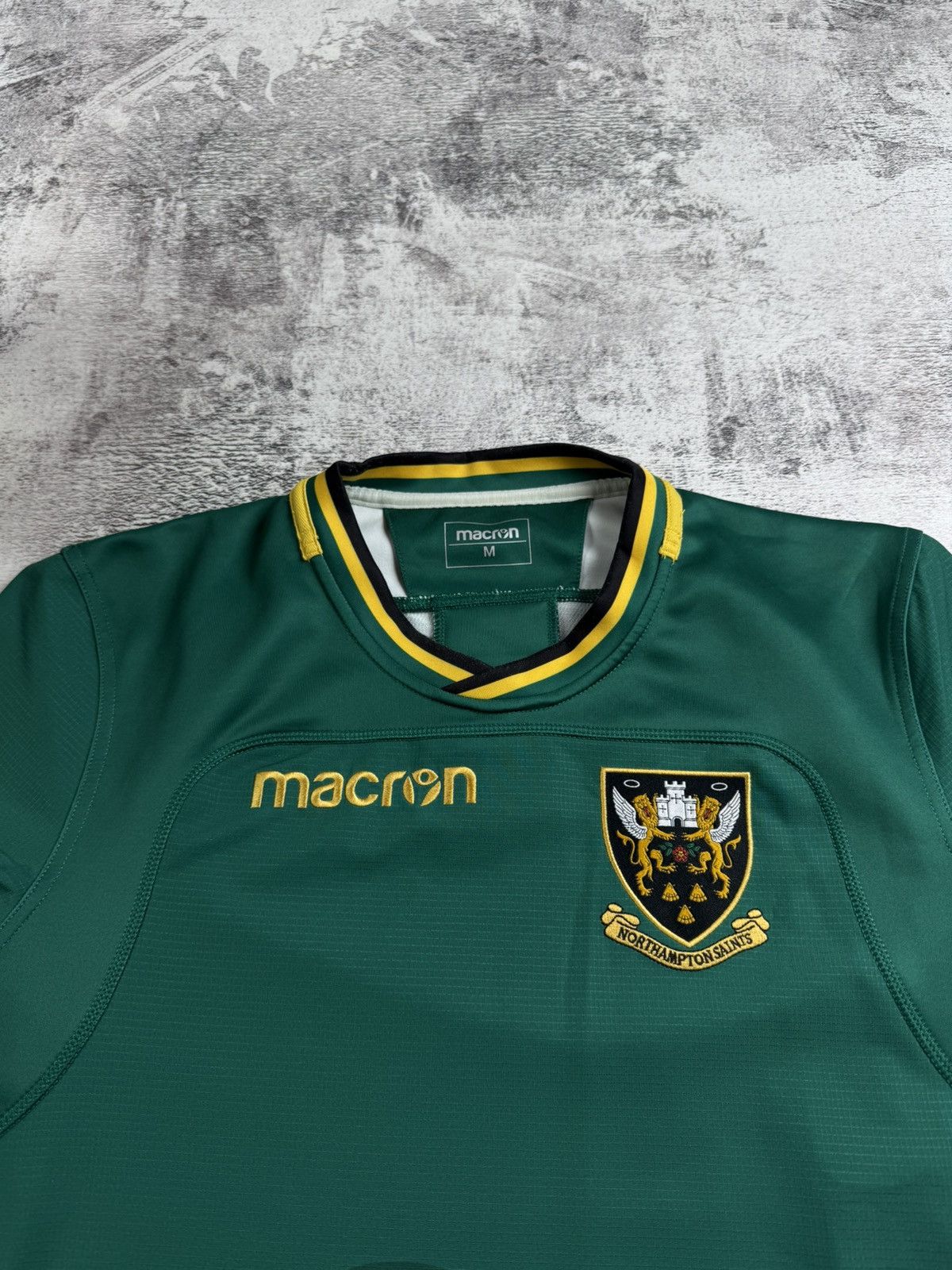 Macron Northampton Saints 2002 2003 Men’s Medium Macron Training Rugby T Shirt Jersey Size US M / EU 48-50 / 2 - 7 Thumbnail