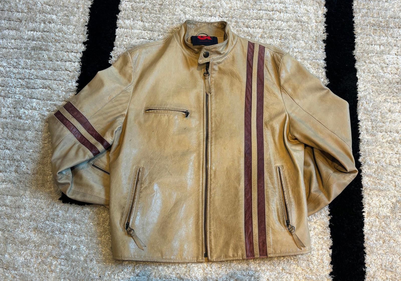 Vintage Freedom Dragon Tattoo Leather Jacket | Grailed