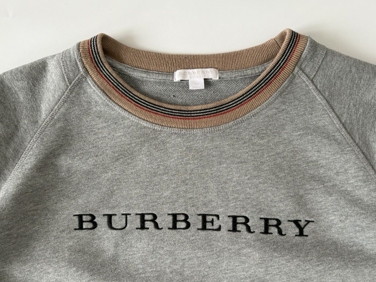 Burberry Burberry Children Embroidery Logo Gray Sweatshirt 14 years Size XS / US 0-2 / IT 36-38 - 9 Thumbnail