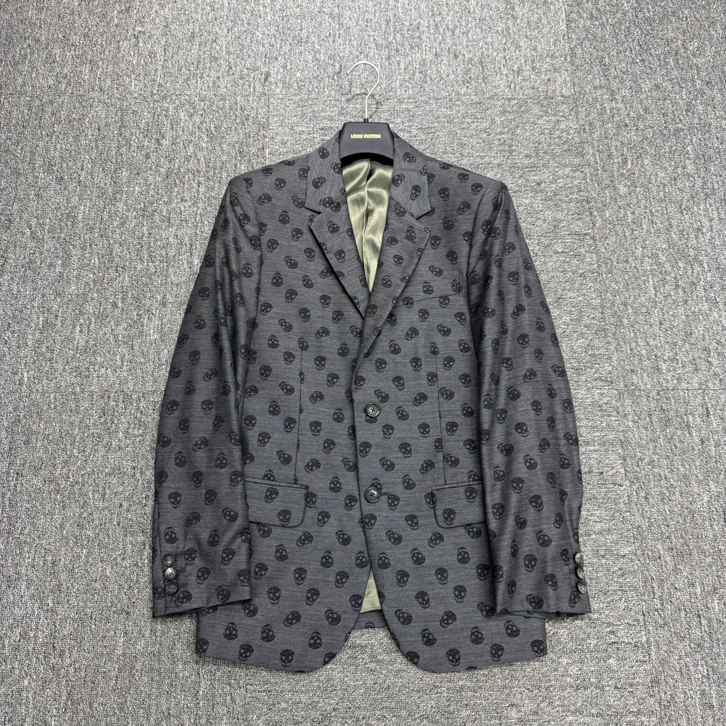 Alexander McQueen Alexander Mcqueen Skull Allover Wool Blazer 44 Size 44R - 1 Thumbnail