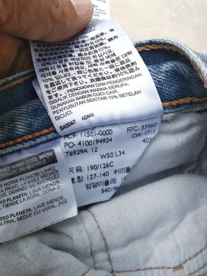 Levi's Vintage Levi's 501 Jeans 48x31 Size US 44 / EU 60 - 11 Thumbnail