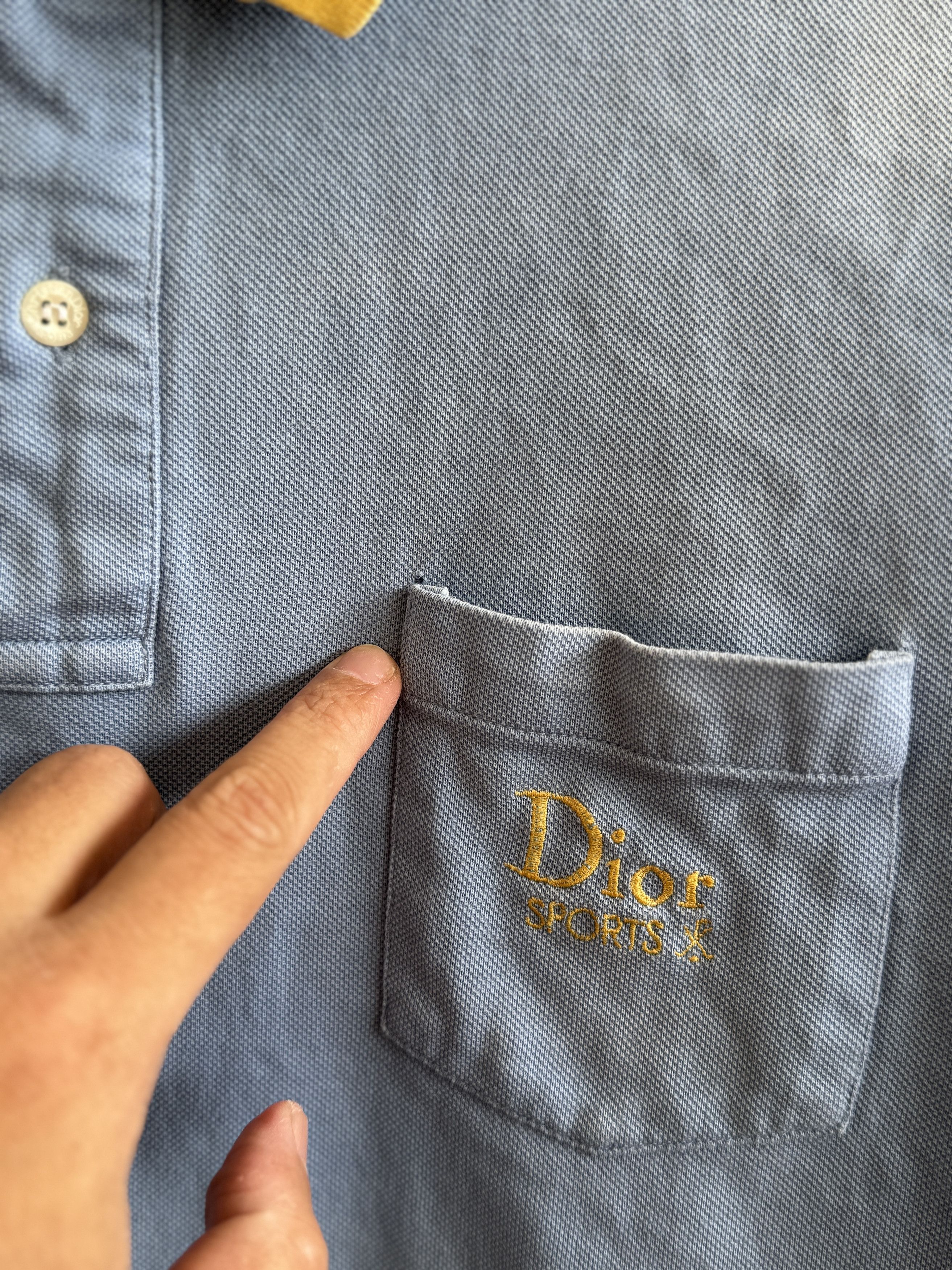 Dior Christian Dior Monsieur Sport Vintage Polo T-Shirt Size US L / EU 52-54 / 3 - 7 Thumbnail