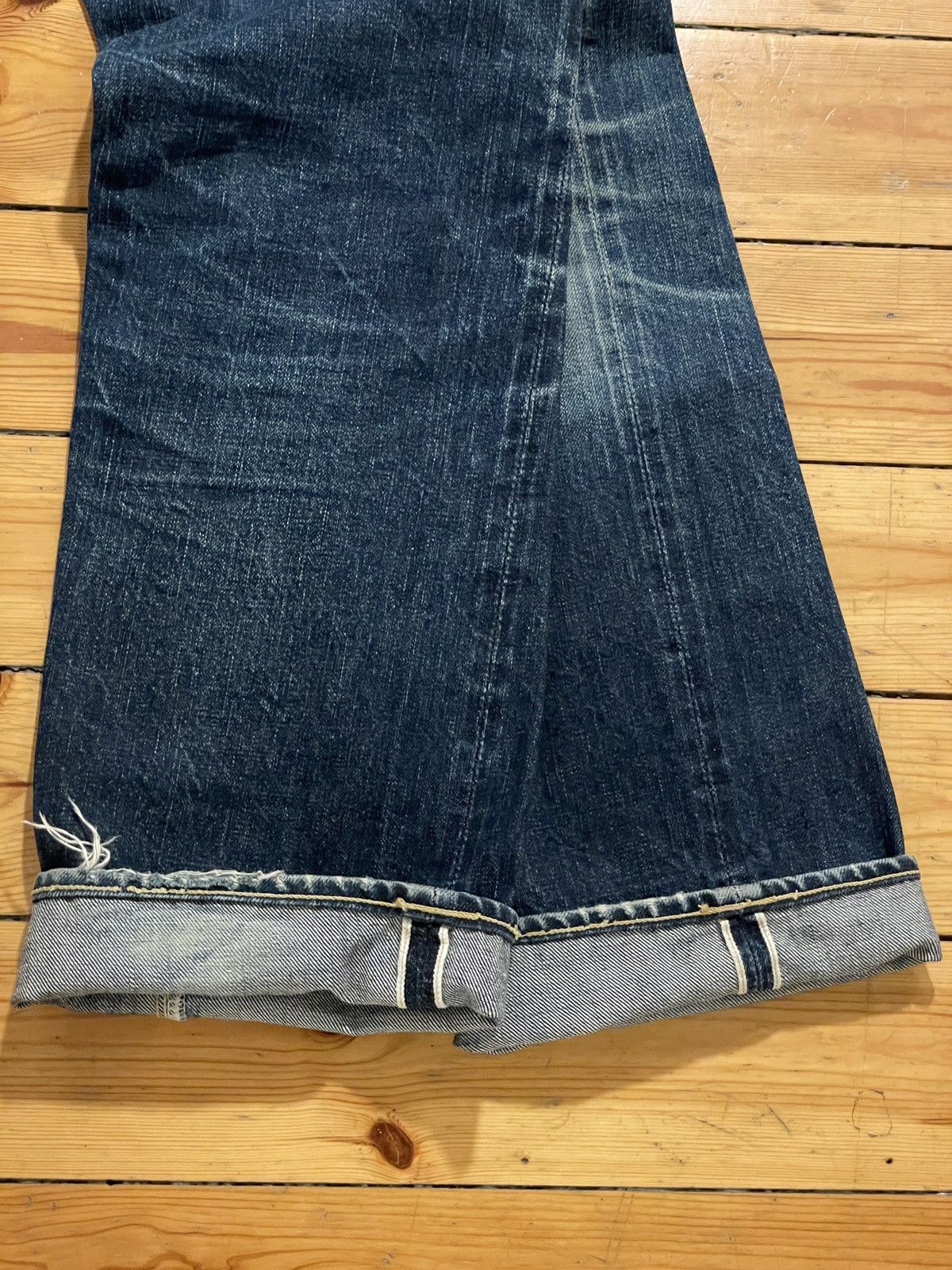 Denime 90:s Japanese selvedge ”Denime” lot 120 Size US 28 / EU 44 - 6 Thumbnail