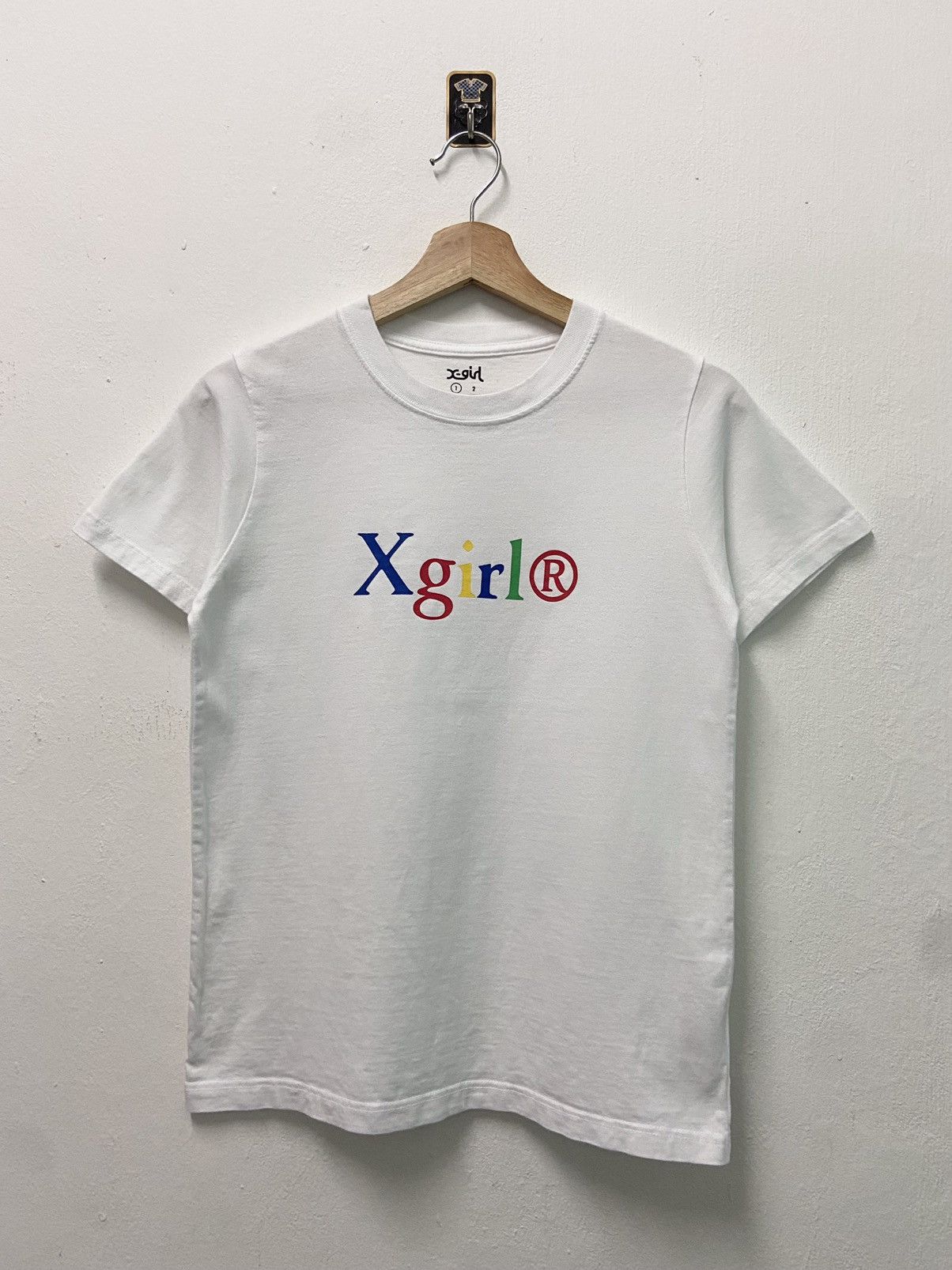 X-Girl × X-LARGE 2000's X-Girl Ripoff Google T-Shirt Size S / US 4 / IT 40 - 1 Thumbnail