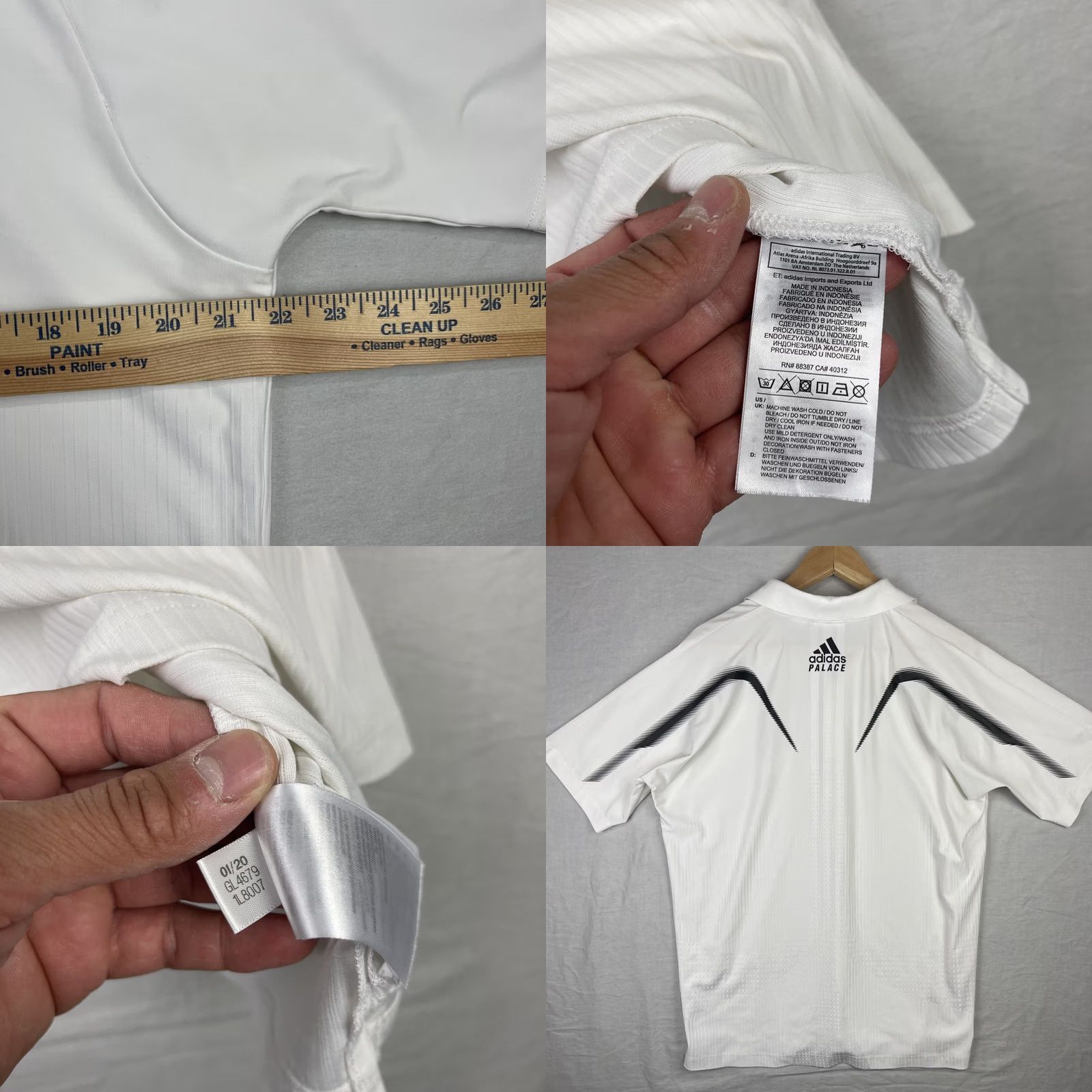Adidas Palace Adidas Polo Shirt Mens M White Striped Collared Button Up Polo Shirt Adidas Originals Shirt Mens M White Striped Beach City Outdoor Preppy Size US M / EU 48-50 / 2 - 9 Thumbnail