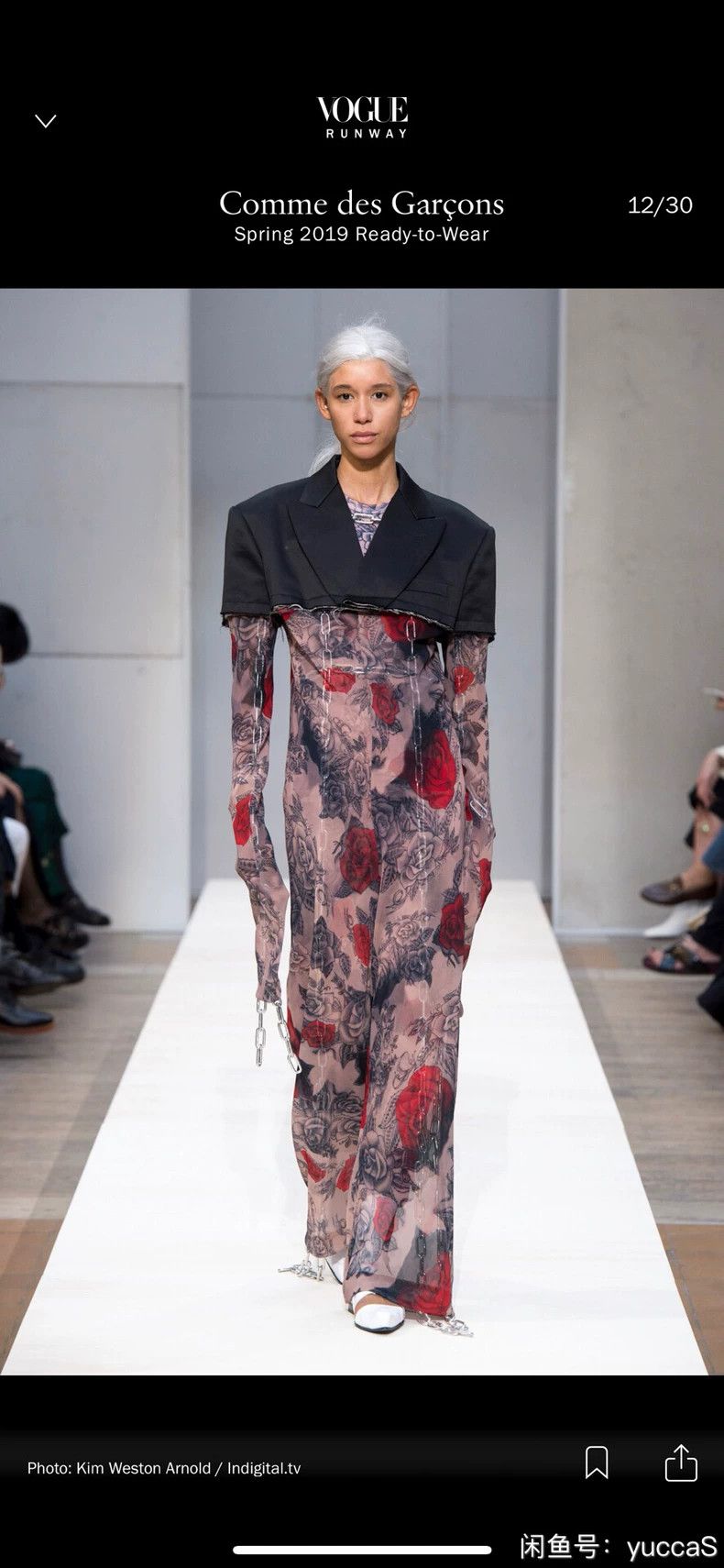 Comme des Garcons Comme Des Garcons Main line. Bloodthirsty Rose Tattoo Unde Size S / US 4 / IT 40 - 2 Thumbnail