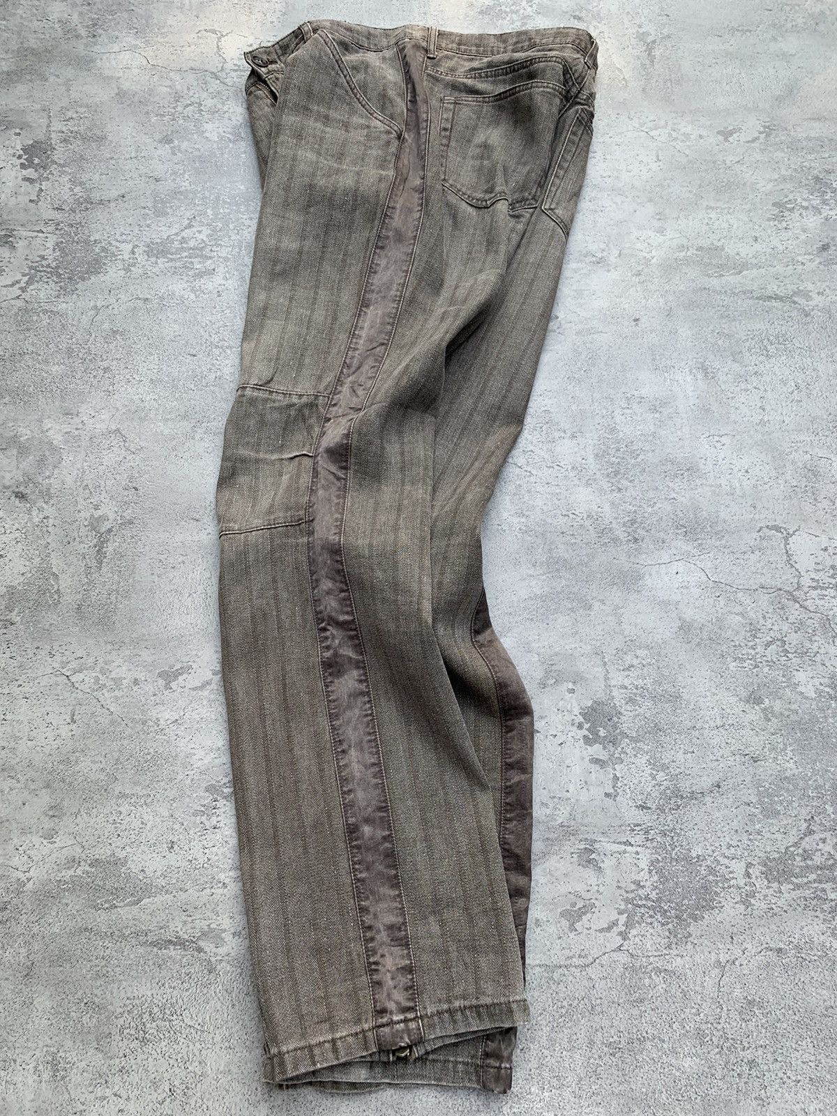 Japanese Brand HALB side zip flare pants Size US 31 - 8 Thumbnail