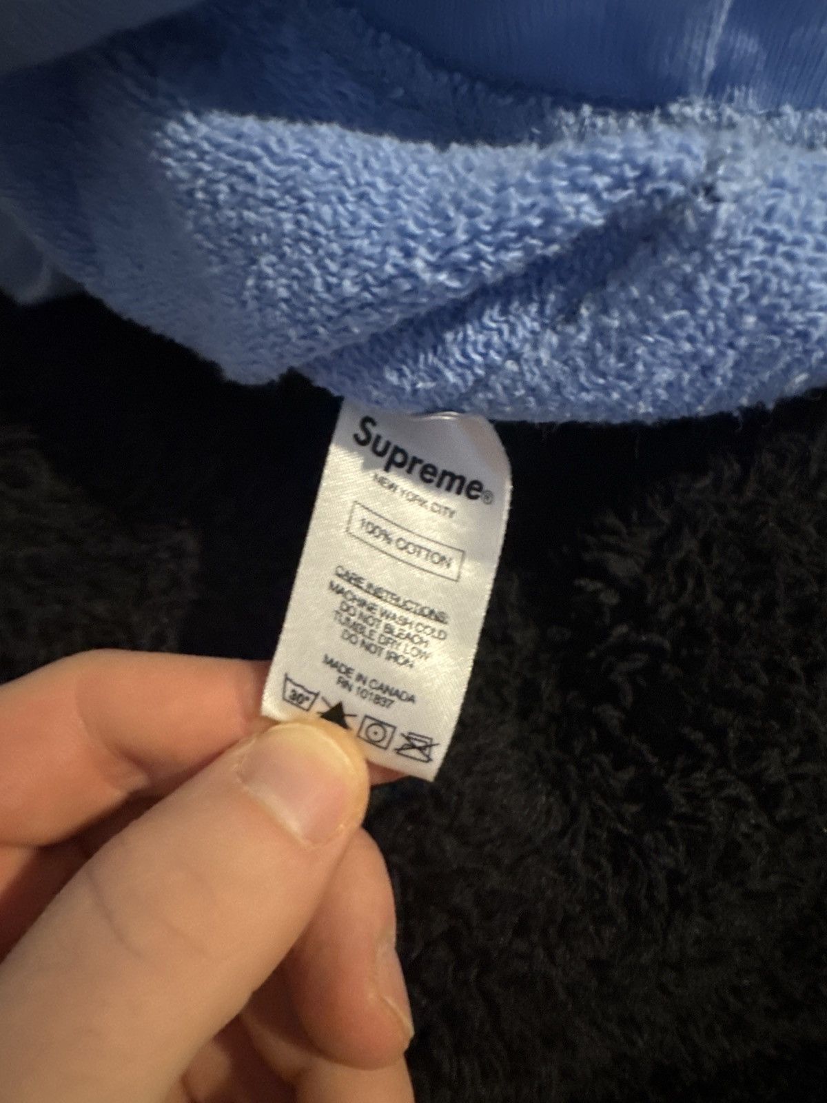 Supreme Supreme Blue $100 Bill Hoodie Size US M / EU 48-50 / 2 - 8 Thumbnail