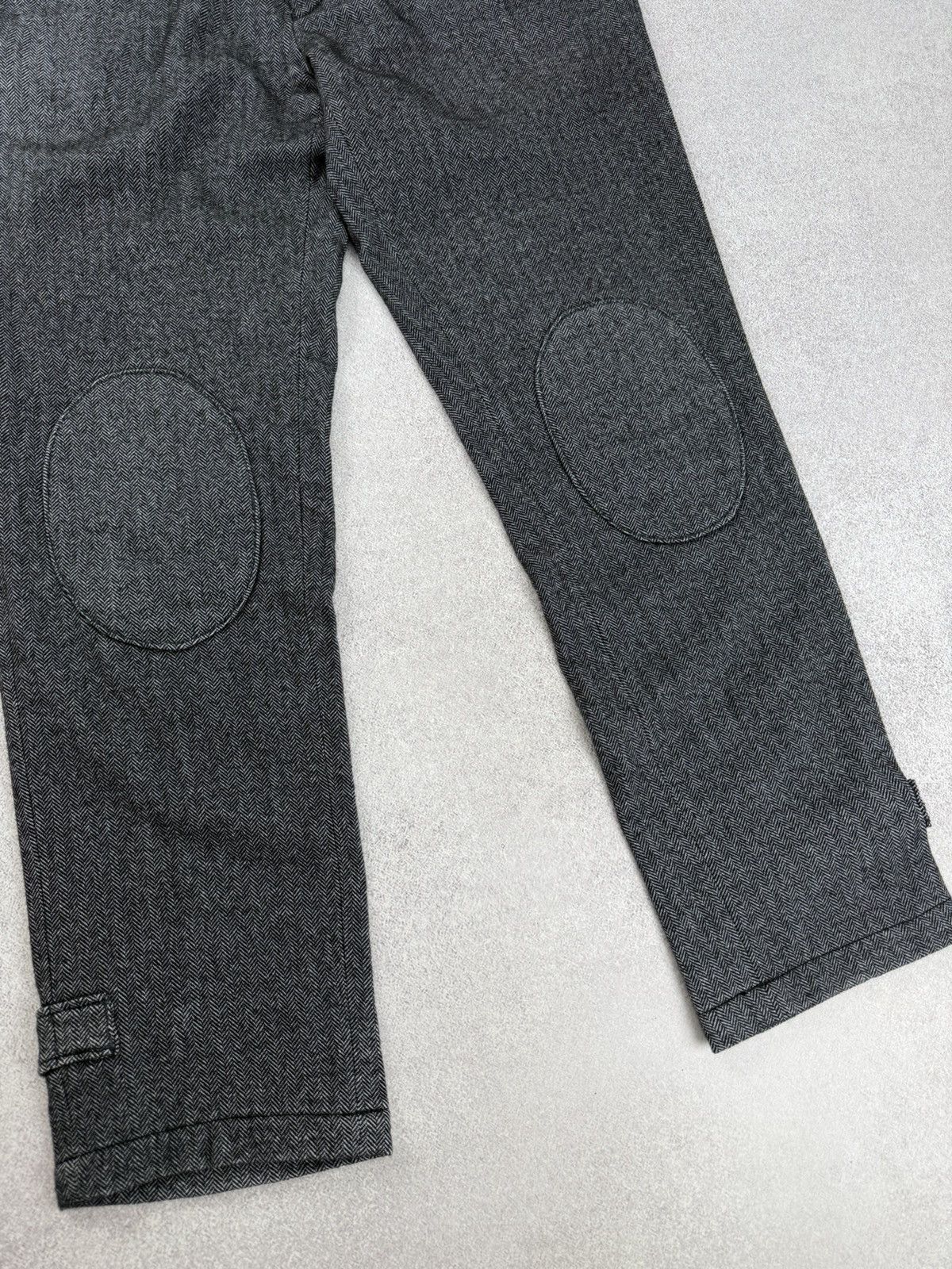 Messagerie Messagerie Gray Herringbone Wool Trousers Pants Size 46 Size US 32 / EU 48 - 2 Thumbnail