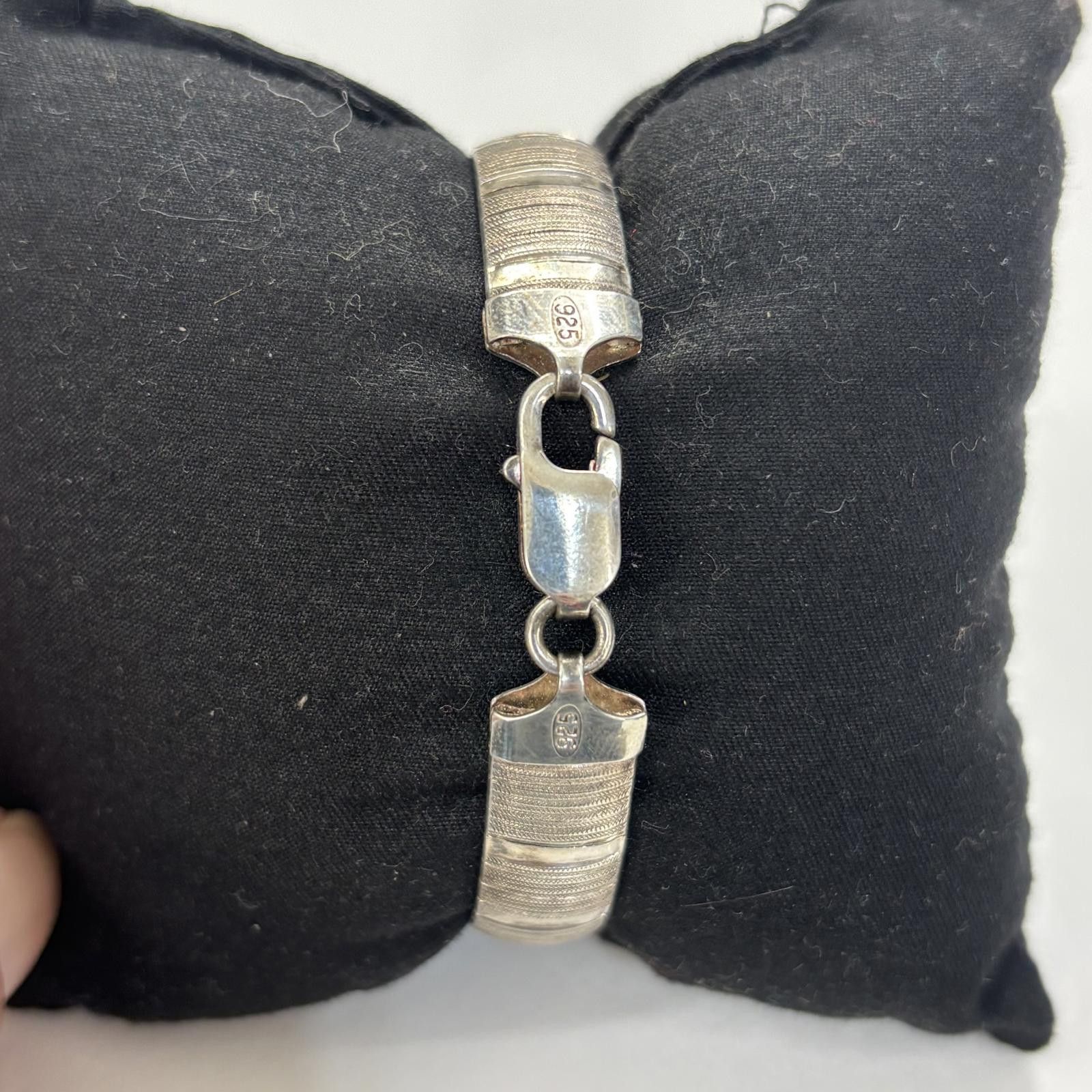 Other Vtg 90s men’s Sterling flex link bracelet Size ONE SIZE - 2 Thumbnail