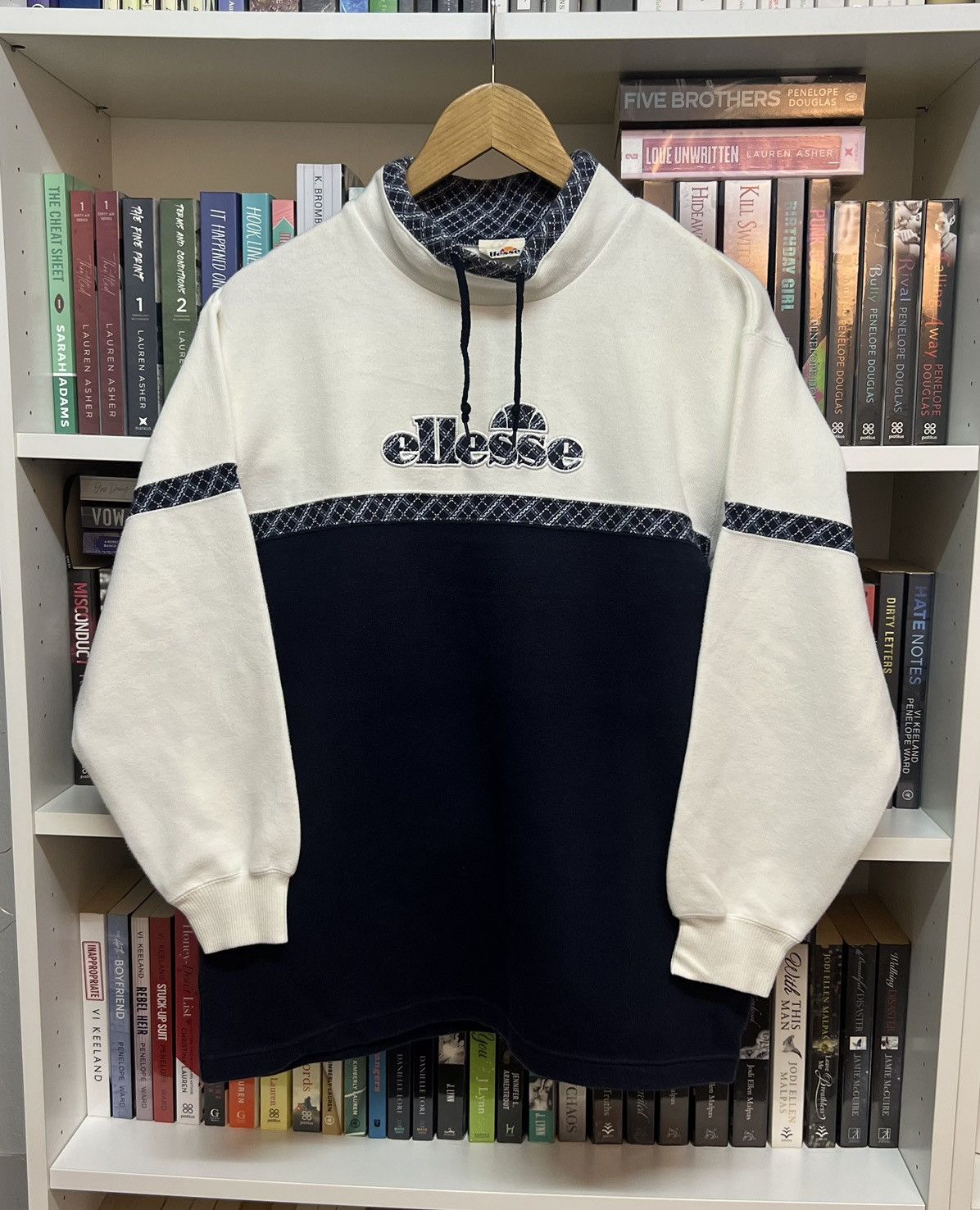 Ellesse × Vintage Vintage Ellesse Turtleneck Sweatshirt Size US L / EU 52-54 / 3 - 1 Thumbnail
