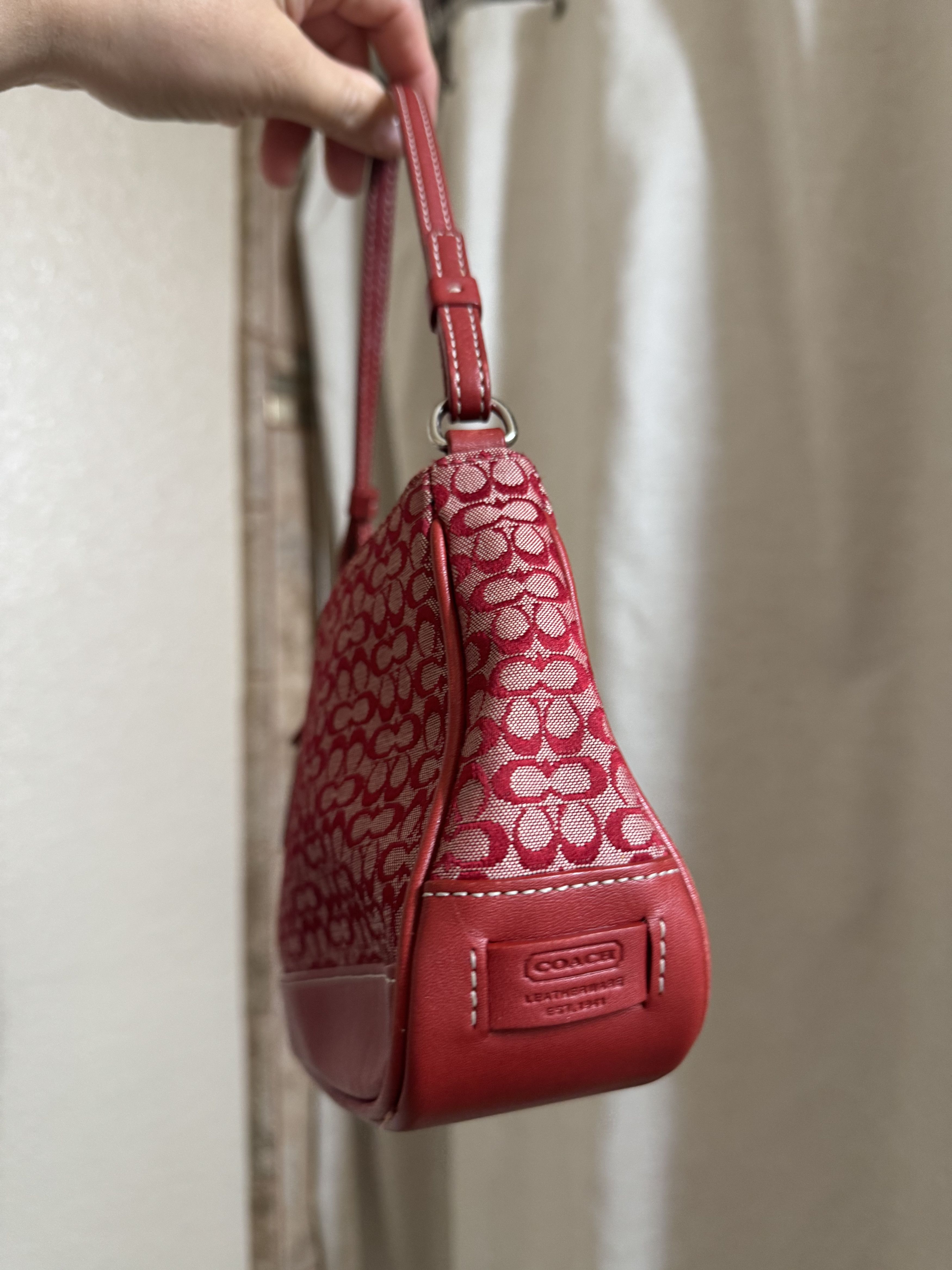 Coach Red small coach Demi shoulder bag Size ONE SIZE - 4 Thumbnail