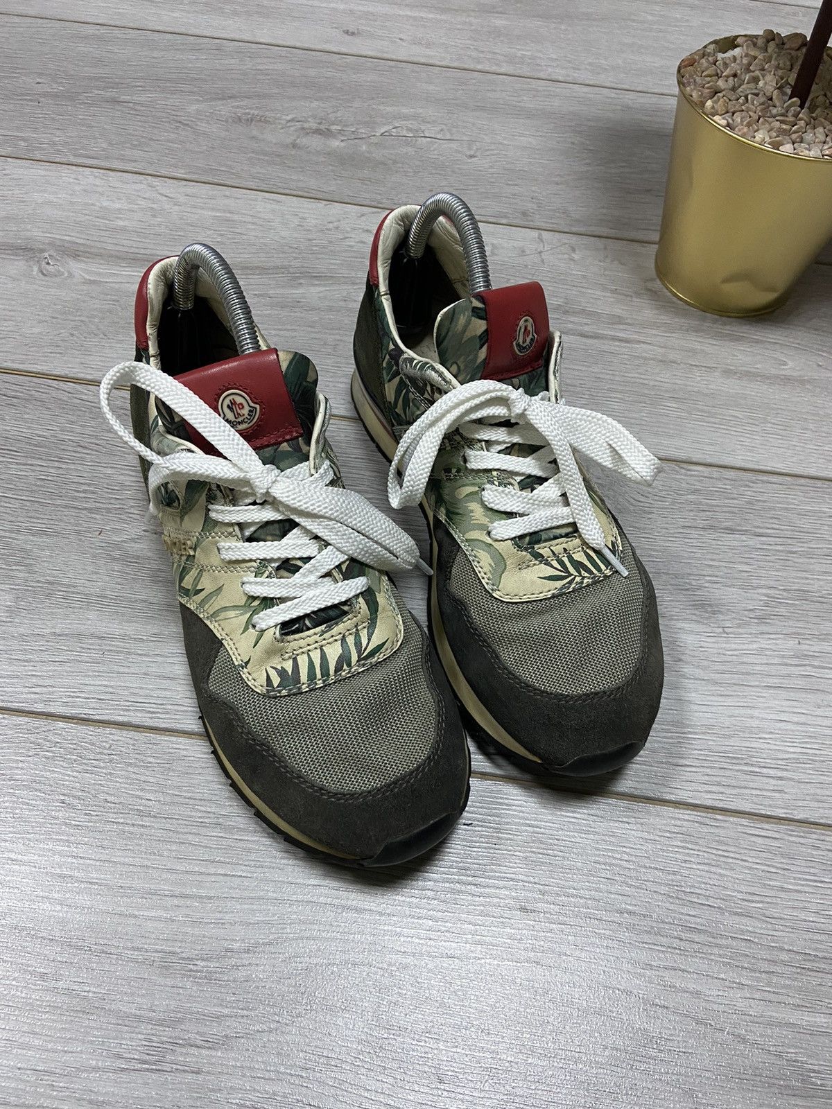 Moncler Moncler 🇫🇷 palm sneakers suede Size US 7.5 / EU 40-41 - 3 Thumbnail