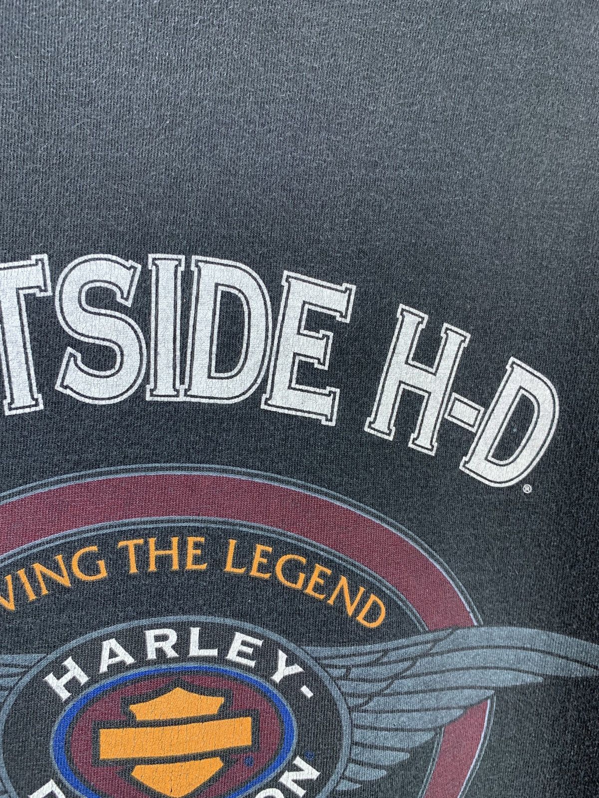 Harley Davidson × Vintage Vintage 90s Harley Davidson Faded Single Stitch T-shirt Size US XL / EU 56 / 4 - 18 Thumbnail