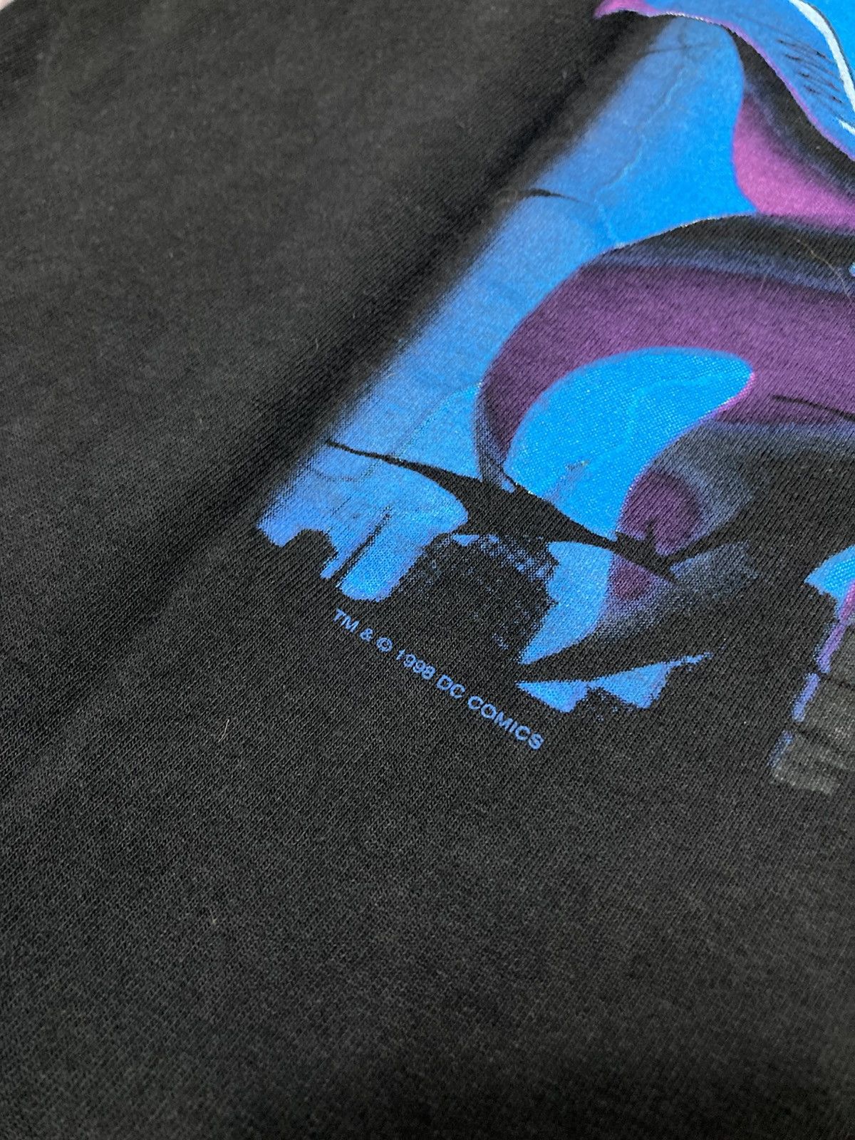 DC Comics Vintage 1998 DC Comics Batman Dark Knight Tee T Shirt Size US XL / EU 56 / 4 - 3 Thumbnail