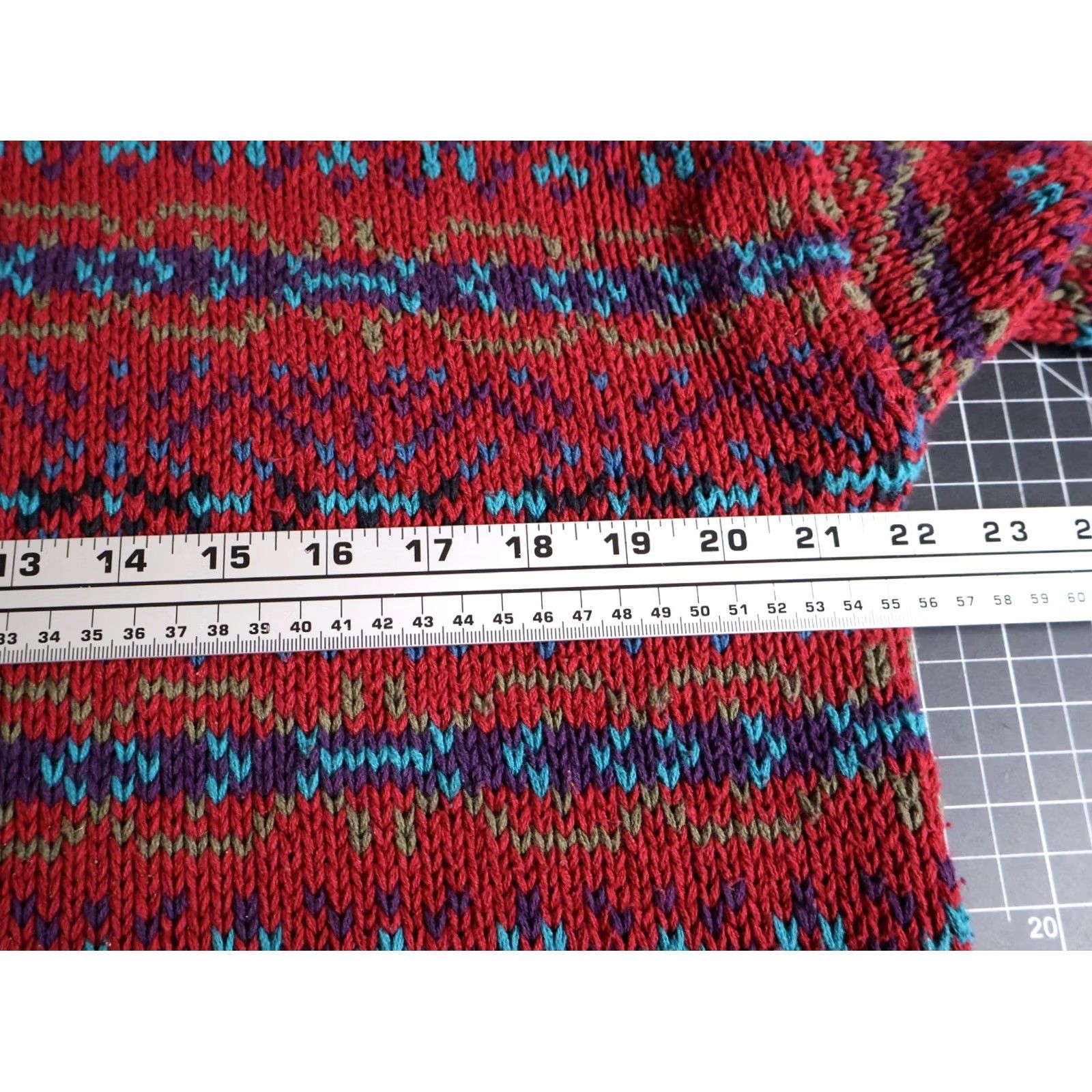 Eddie Bauer VINTAGE Eddie Bauer Sweater Men's Large Dark Red Fair Isle Geometric Cotton Knit VTG Size US L / EU 52-54 / 3 - 5 Thumbnail
